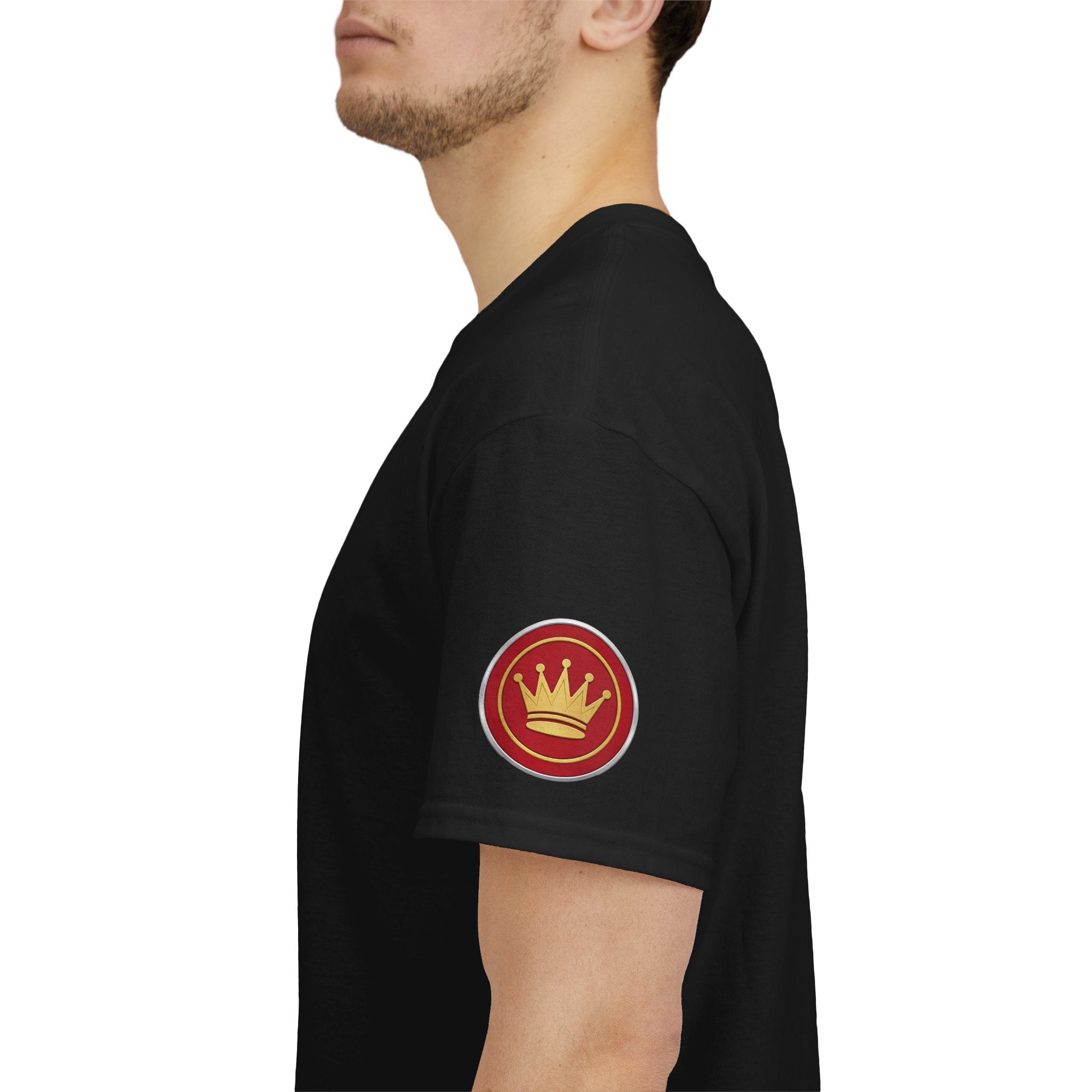 Forest Rally T‑Shirt – 'The Forest Is a Place of Magic' Cross-stitched Style Graphic