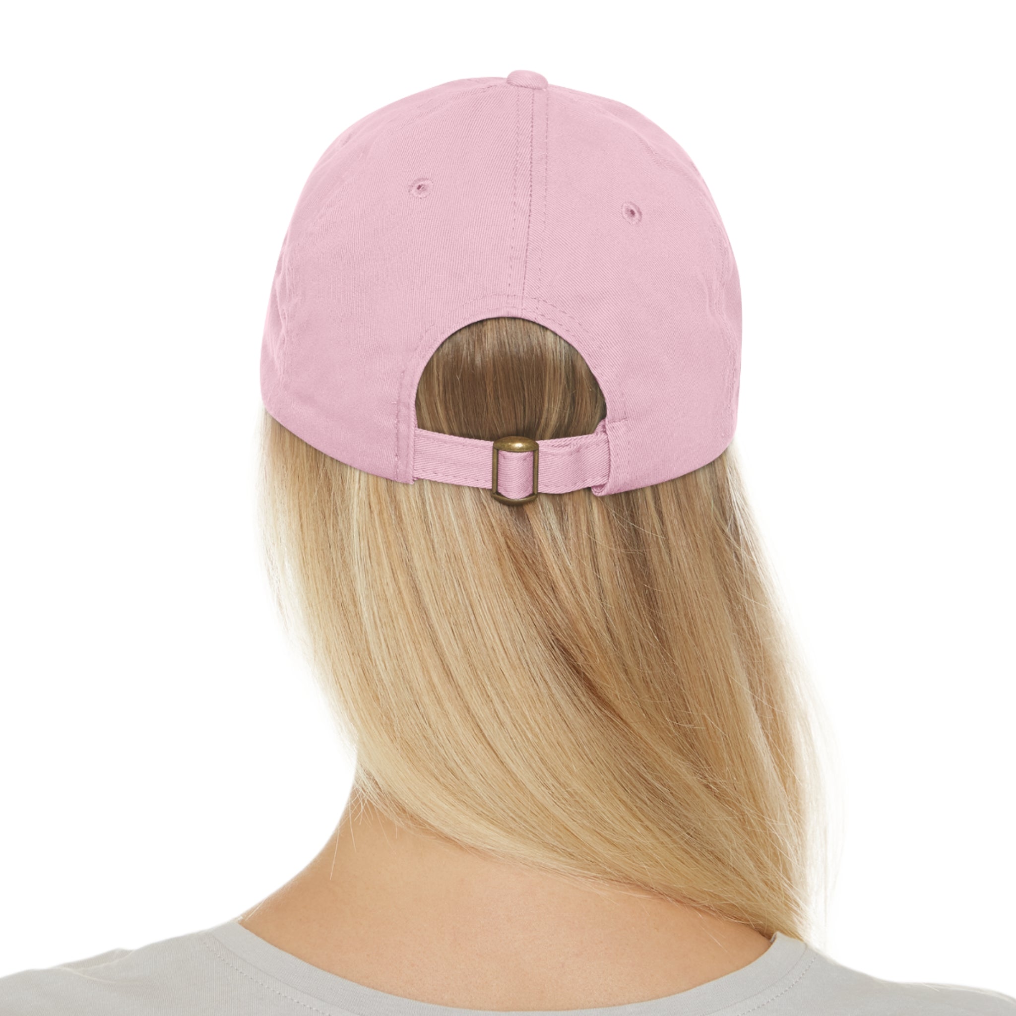Mechanic Logo Dad Hat — Leather Patch Cap