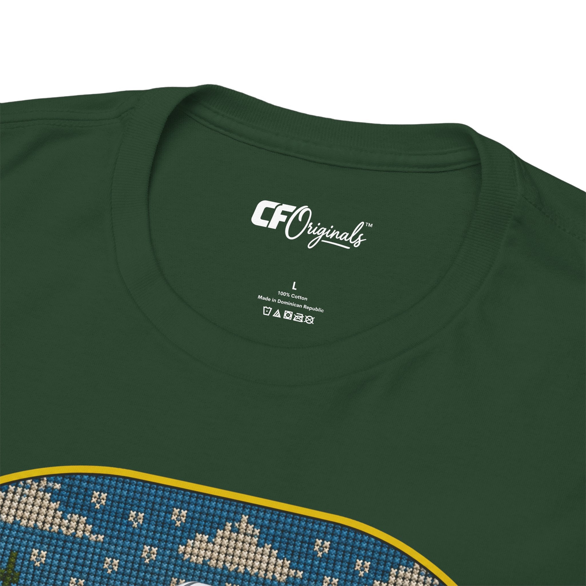 Forest Rally T‑Shirt – 'The Forest Is a Place of Magic' Cross-stitched Style Graphic