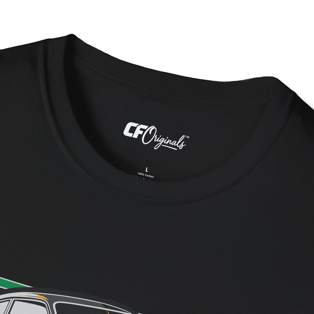 Classic Muscle Car T-Shirt — Retro 'Sleepless' Graphic Tee