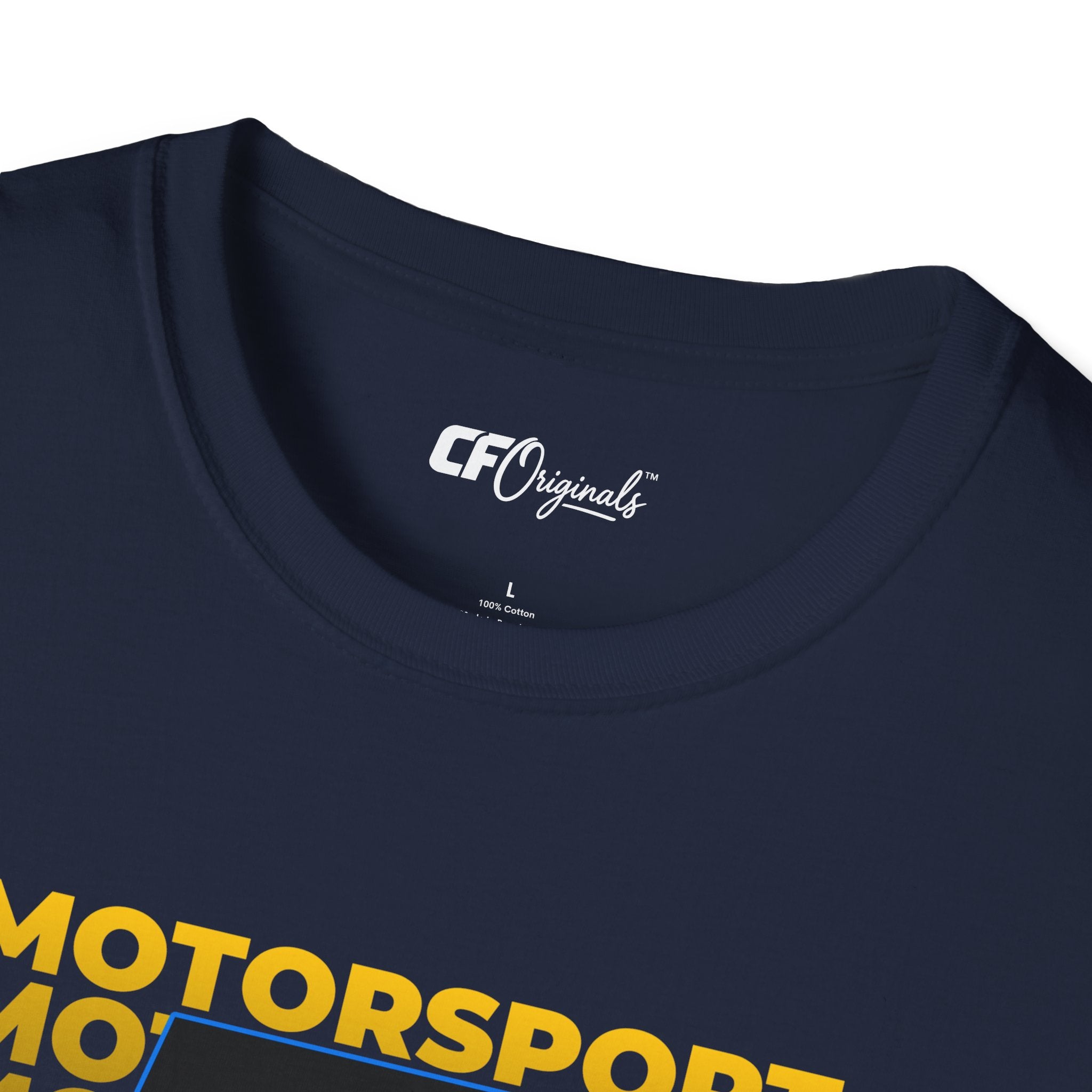 Motorsport No.3 Racing T‑Shirt — Blue Supercar Graphic Tee