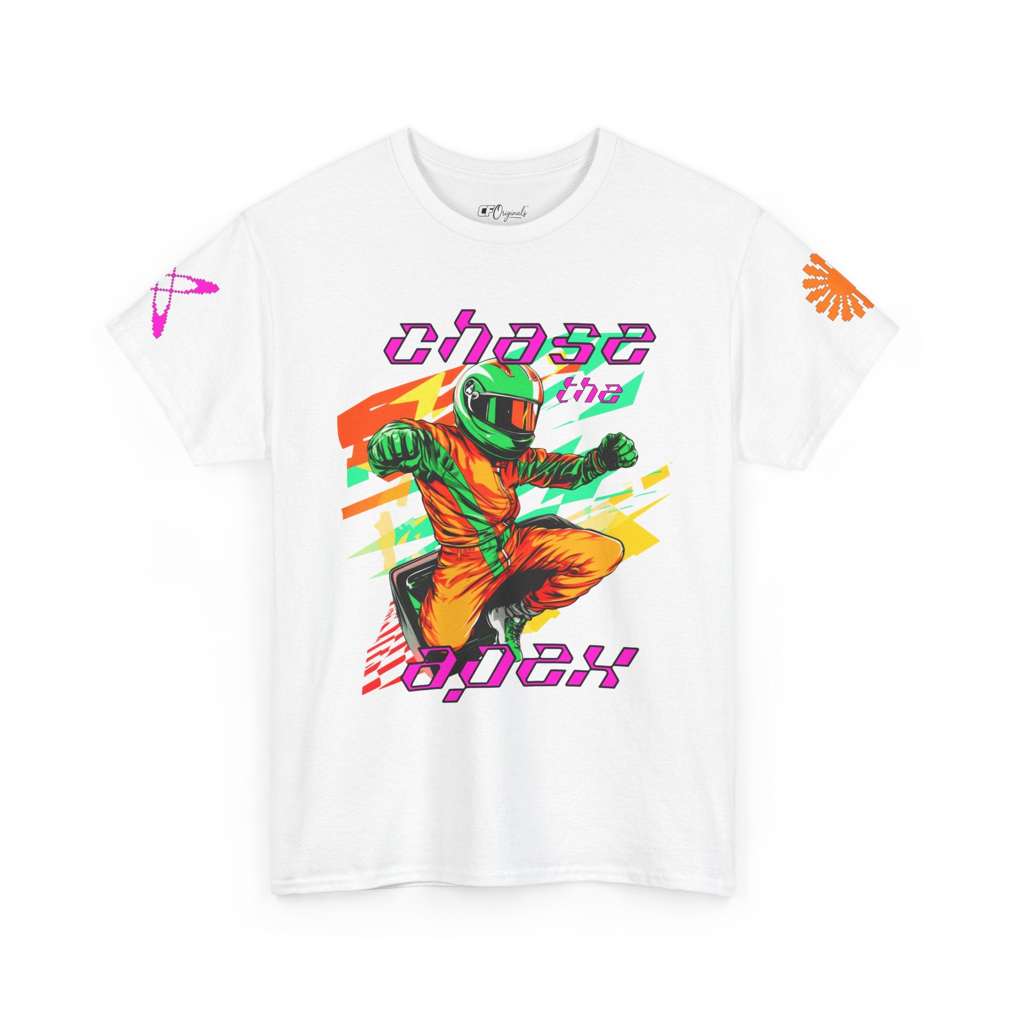Racing Driver Graphic Tee — "Chase the Apex" Motorsport T‑Shirt