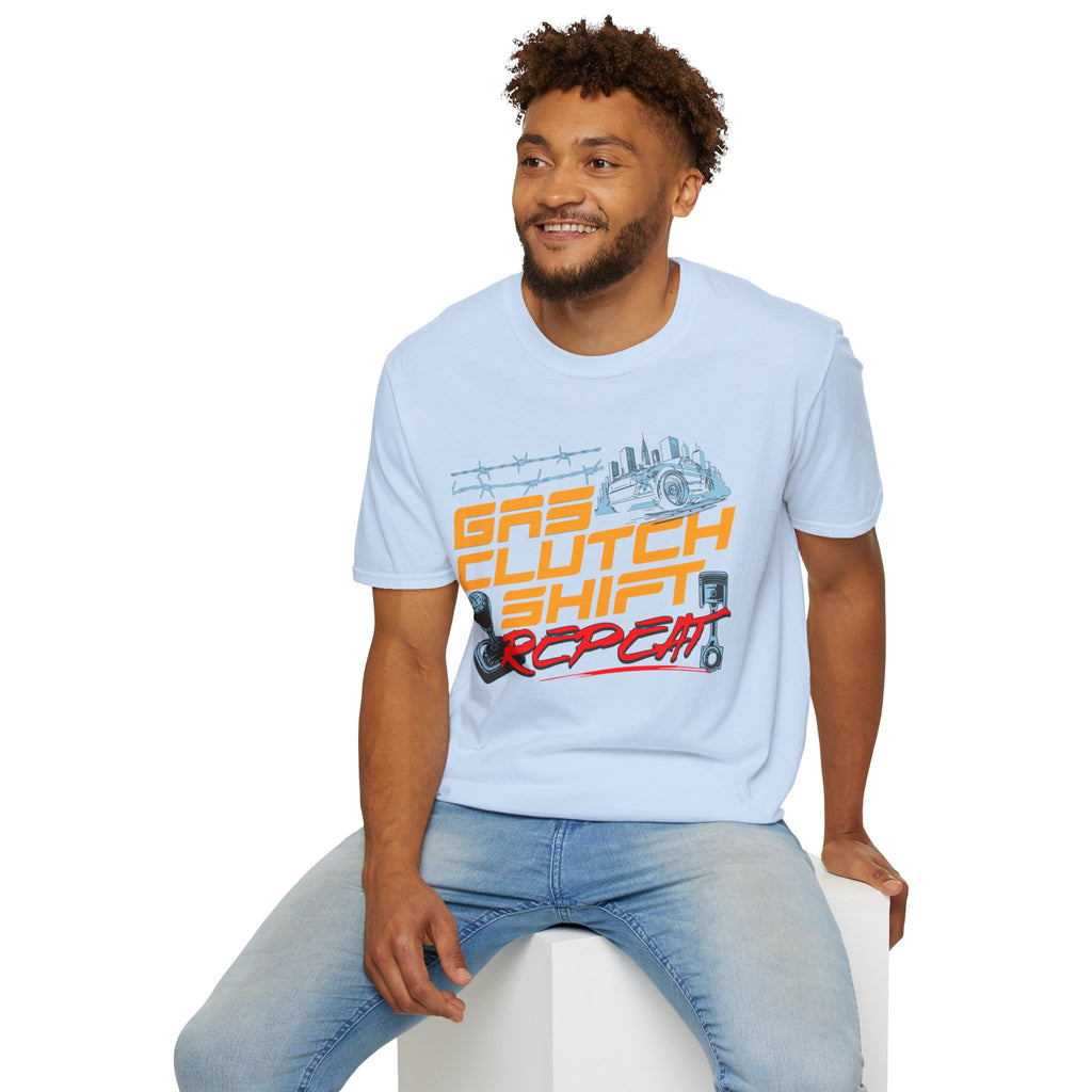 Gas Clutch Shift Tee — Racing Graphic T-Shirt