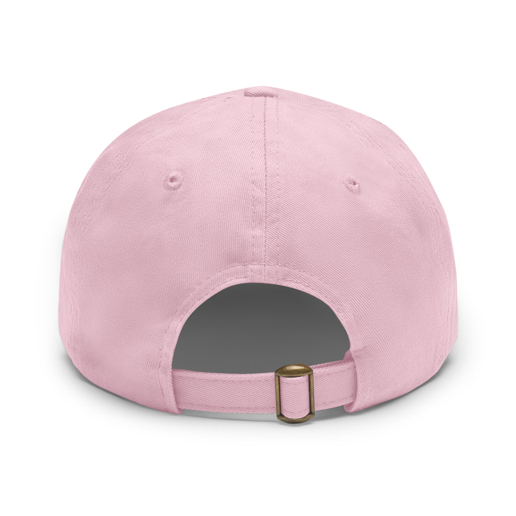 Mechanic Logo Dad Hat — Leather Patch Cap