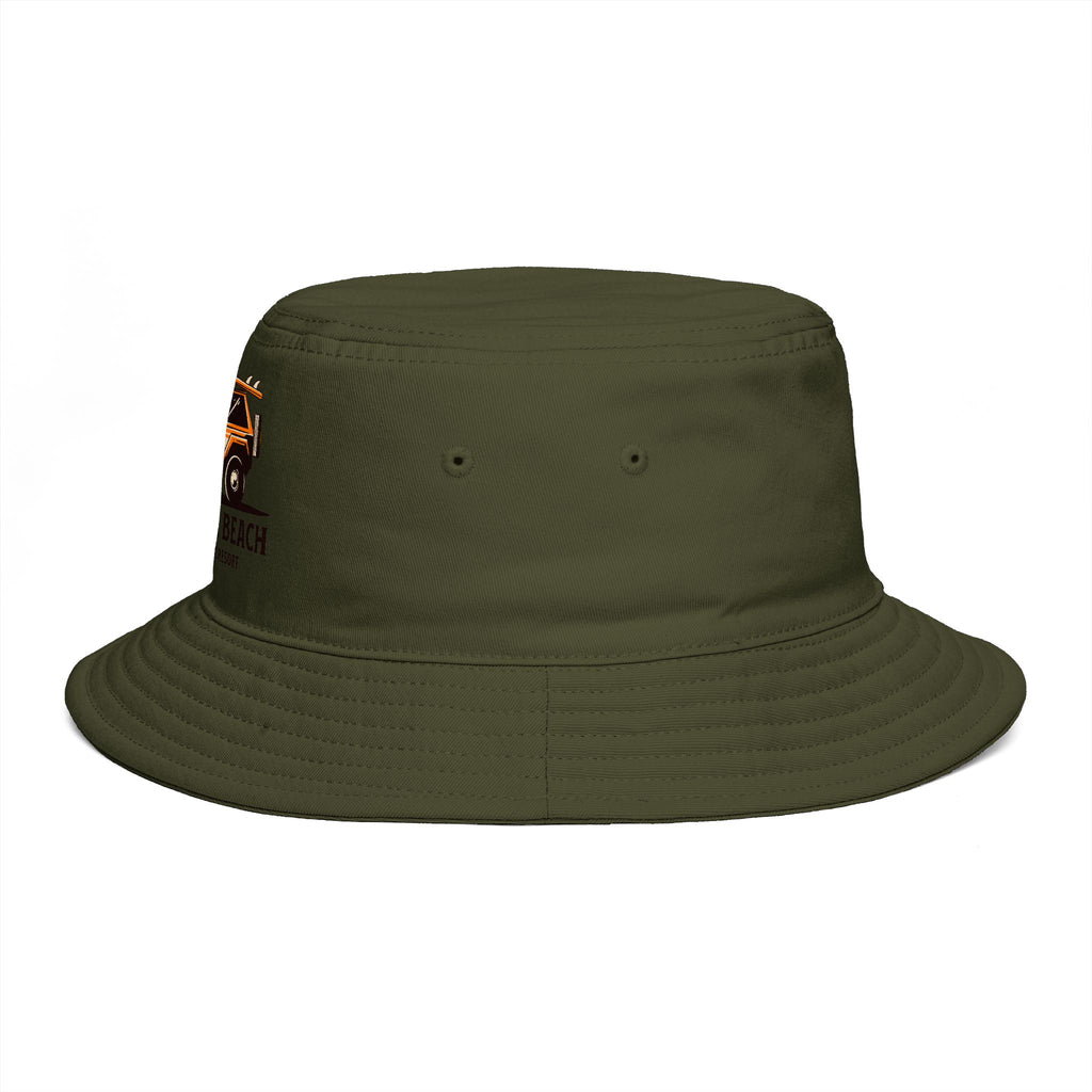 Paradise Beach Surf Buggy Bucket Hat — Vintage Beach Vacation Sun Hat