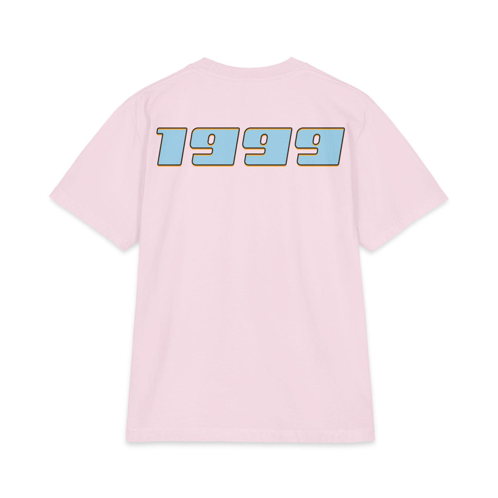 Classic Custom Mini-Truck Tee — Blue and Gold Graphic T-Shirt