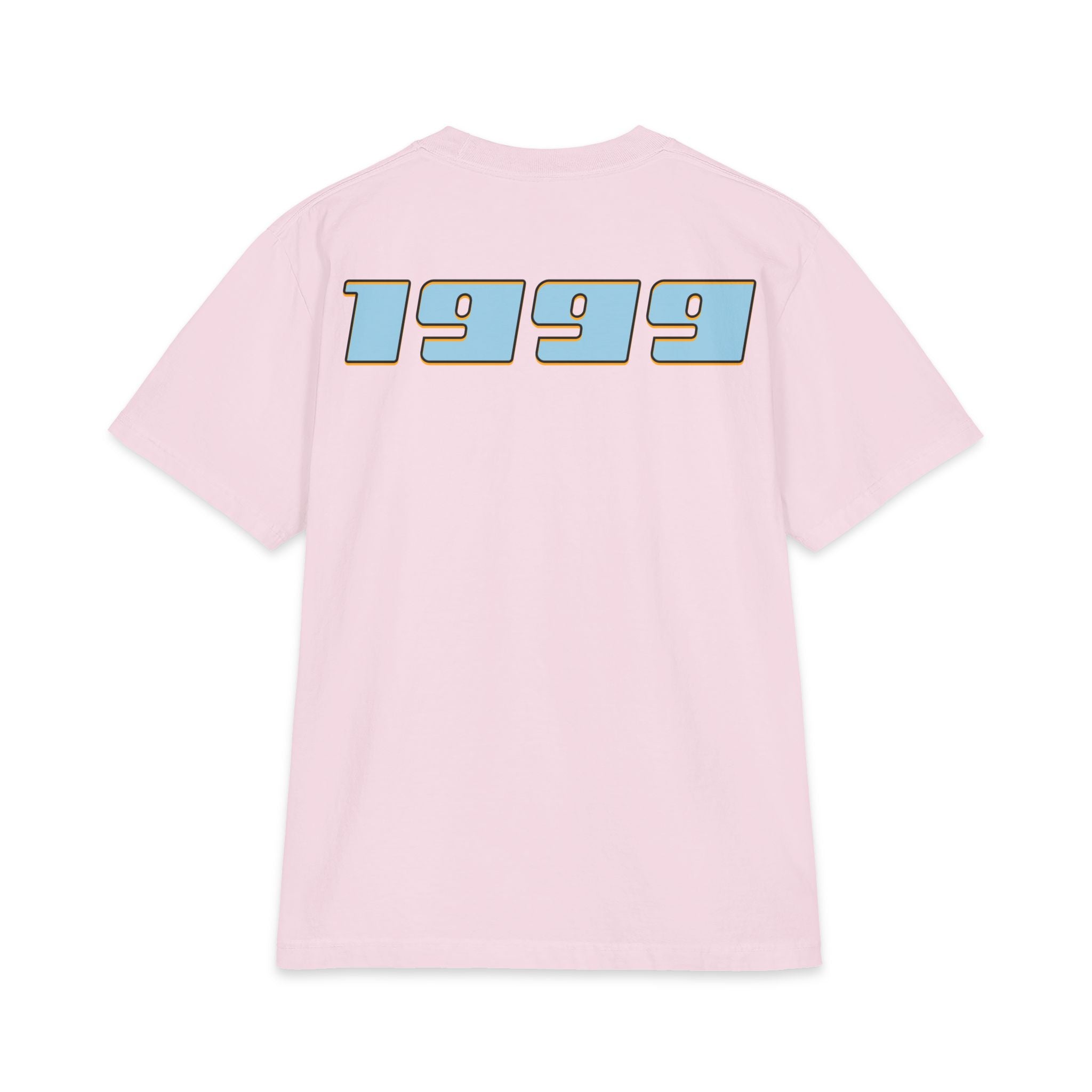 Classic Custom Mini-Truck Tee — Blue and Gold Graphic T-Shirt