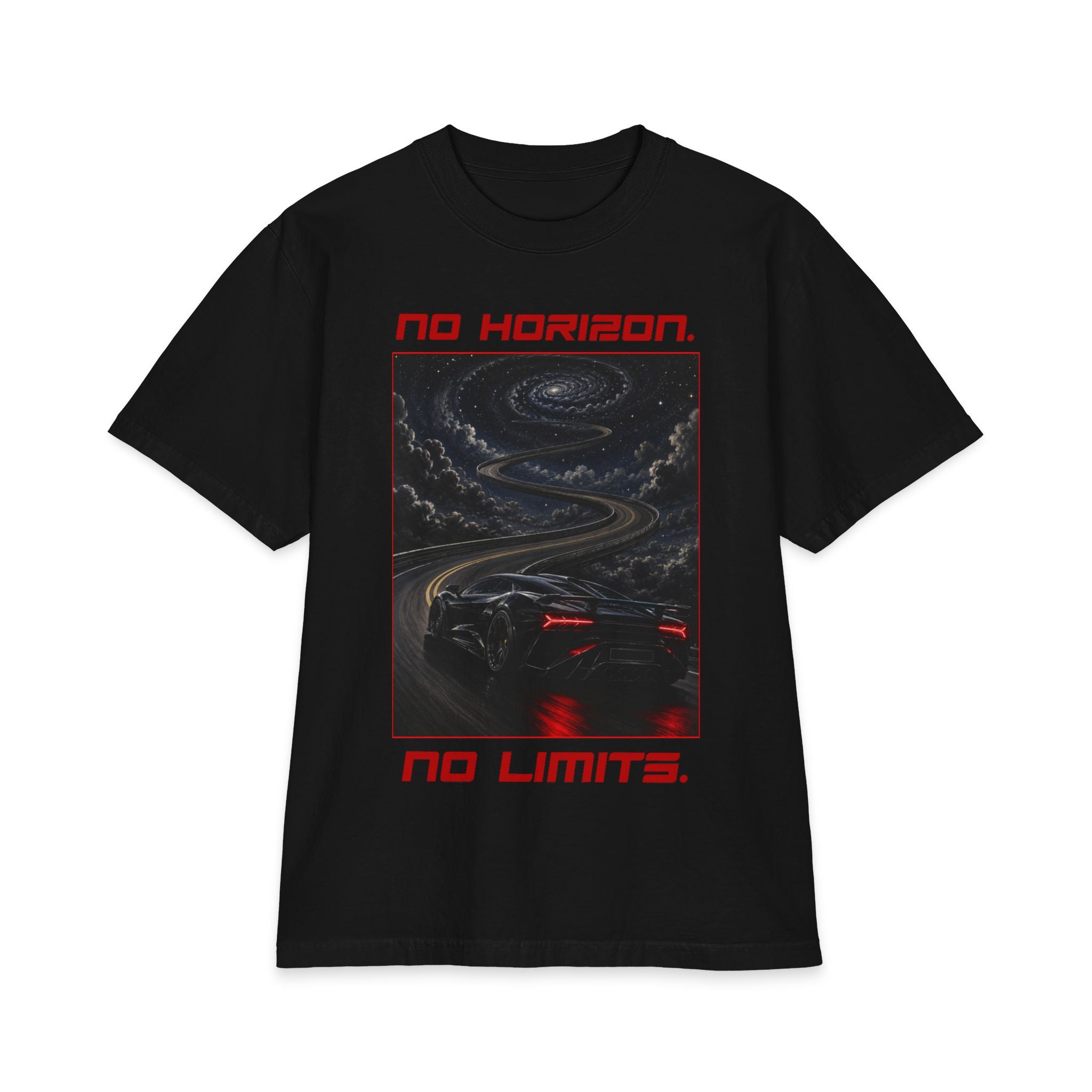 No Horizon No Limits T-Shirt — Cosmic Road Trip Graphic Tee