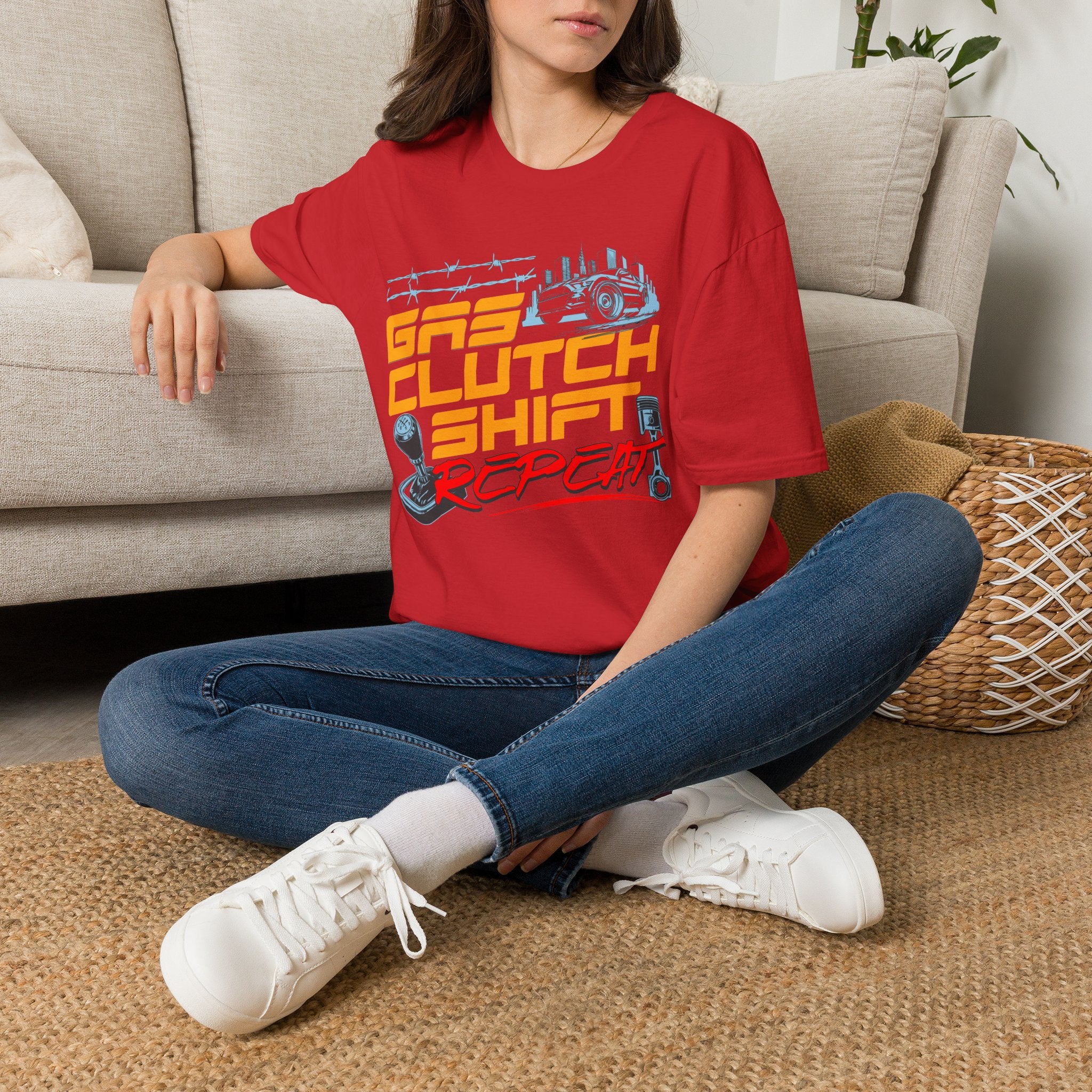 Gas Clutch Shift Tee — Racing Graphic T-Shirt