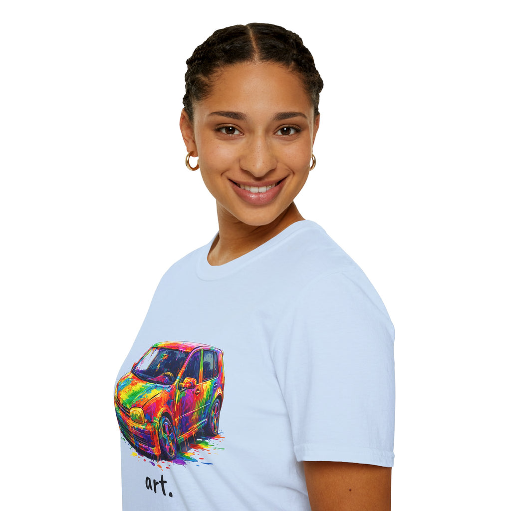 Colorful Hatchback Art Car T-Shirt