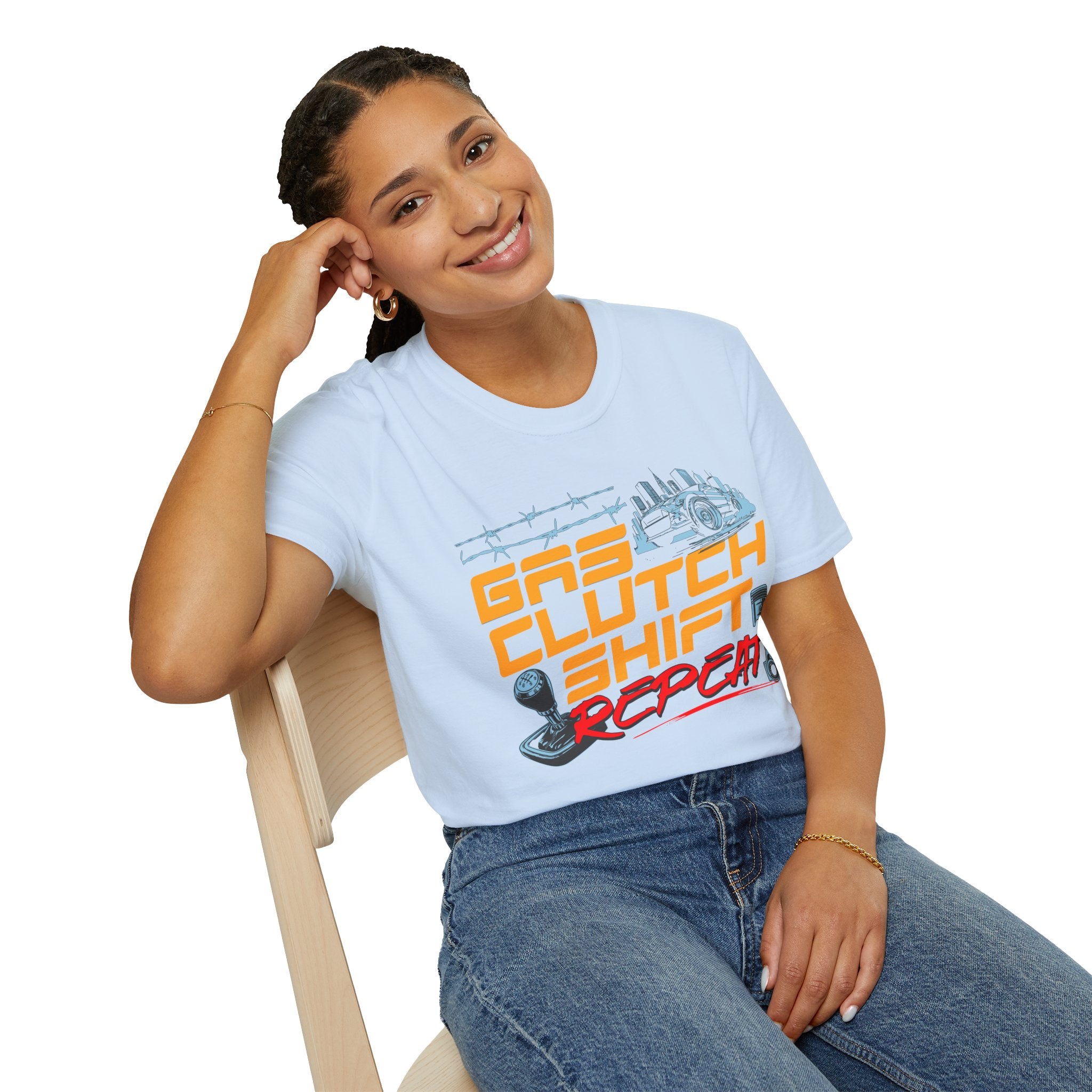 Gas Clutch Shift Tee — Racing Graphic T-Shirt