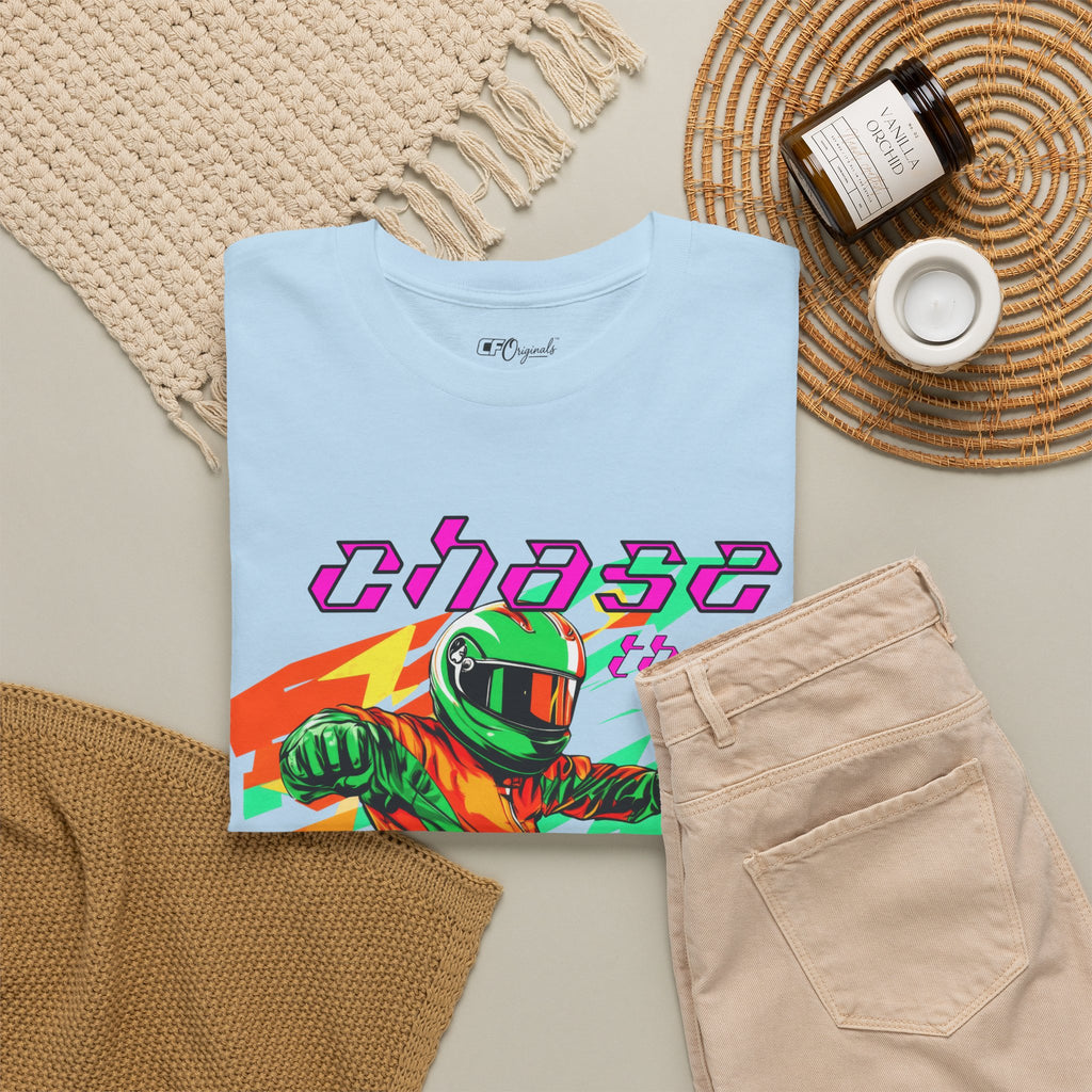 Racing Driver Graphic Tee — "Chase the Apex" Motorsport T‑Shirt