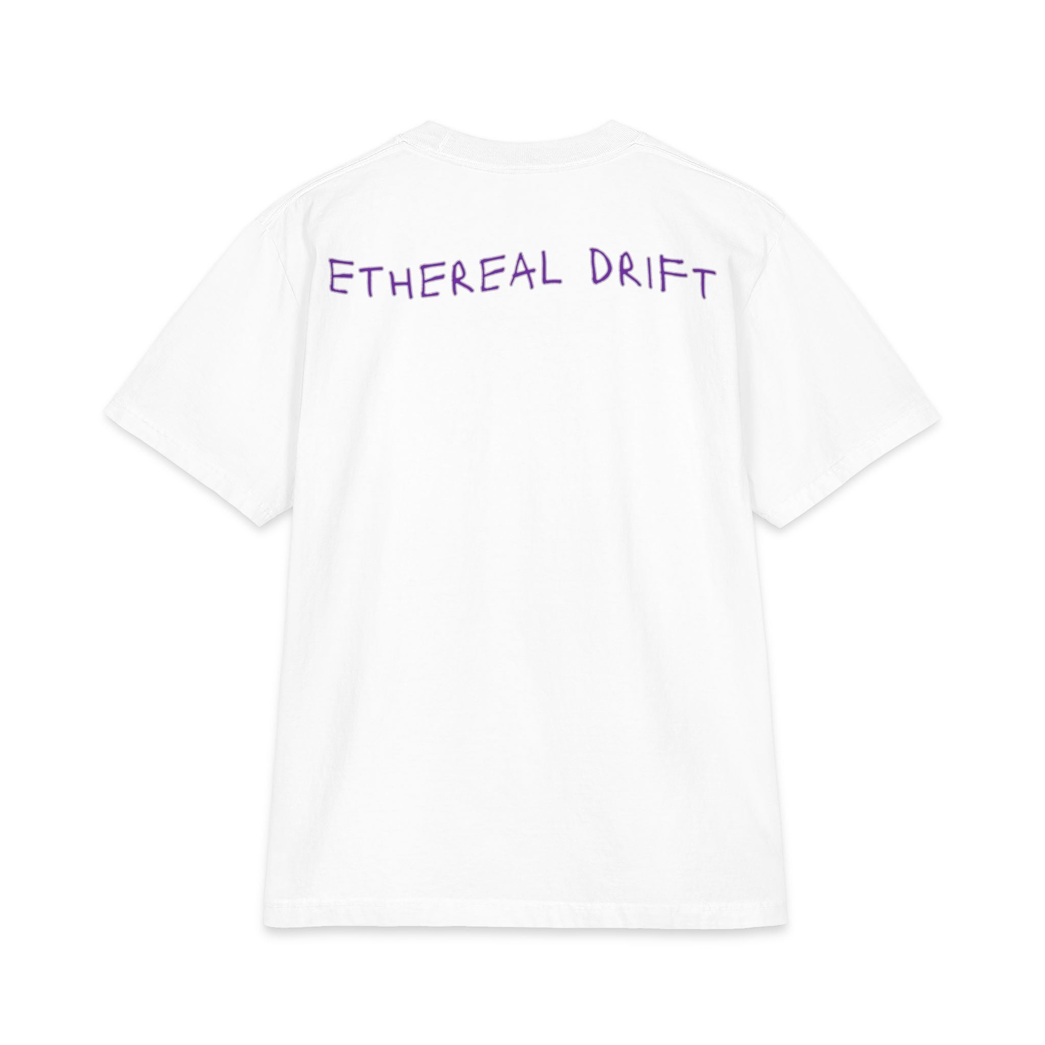 Ethereal Drift Graphic Tee — Neon Dreamscape Mountain Road