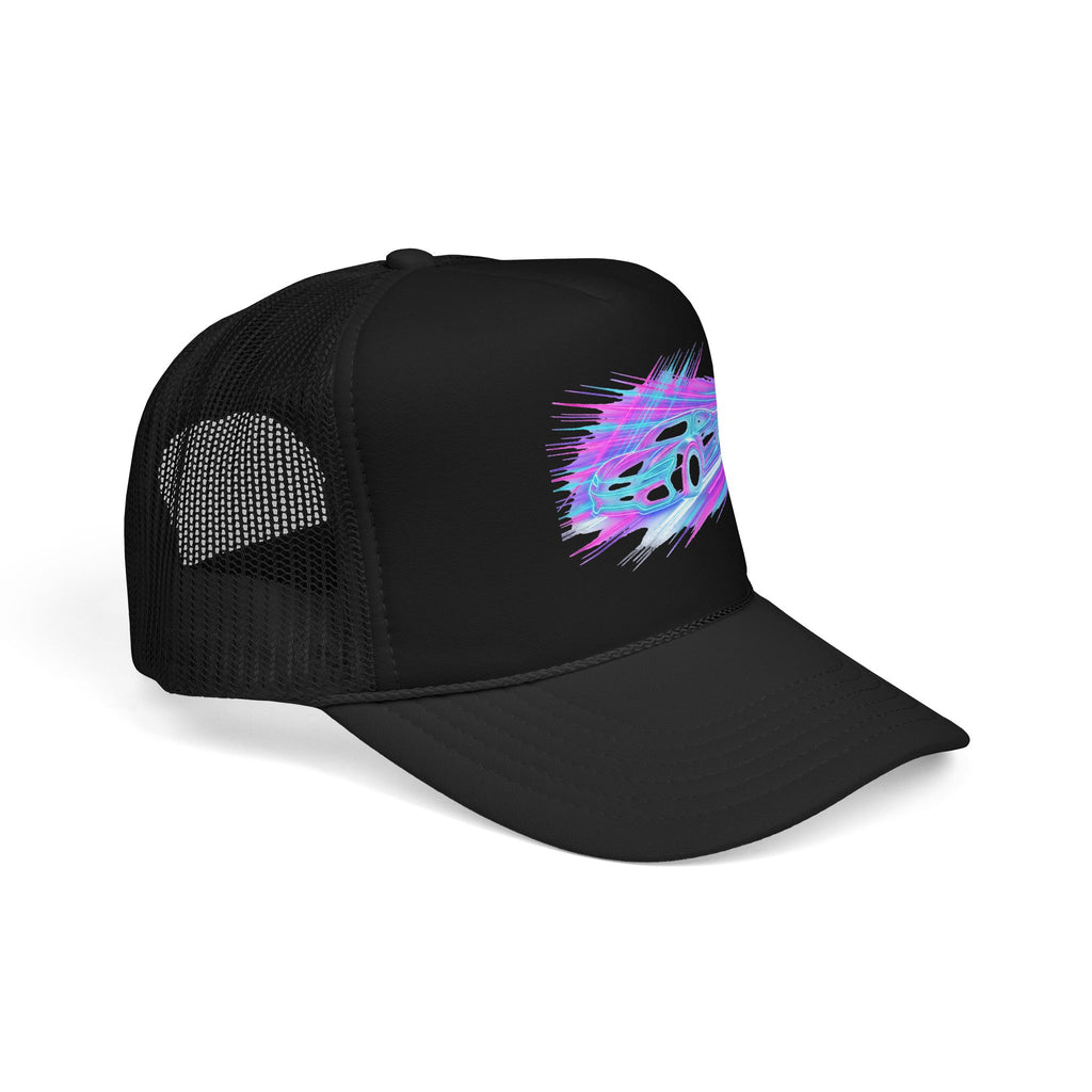 Neon Drift Racing Trucker Hat