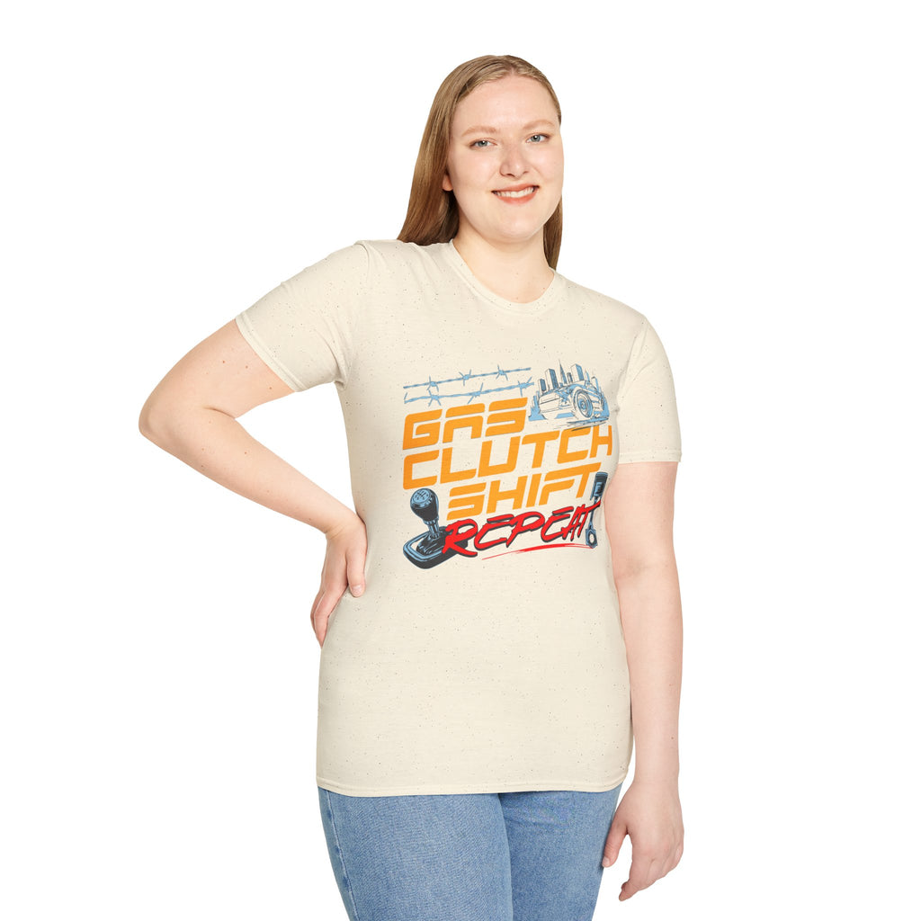 Gas Clutch Shift Tee — Racing Graphic T-Shirt
