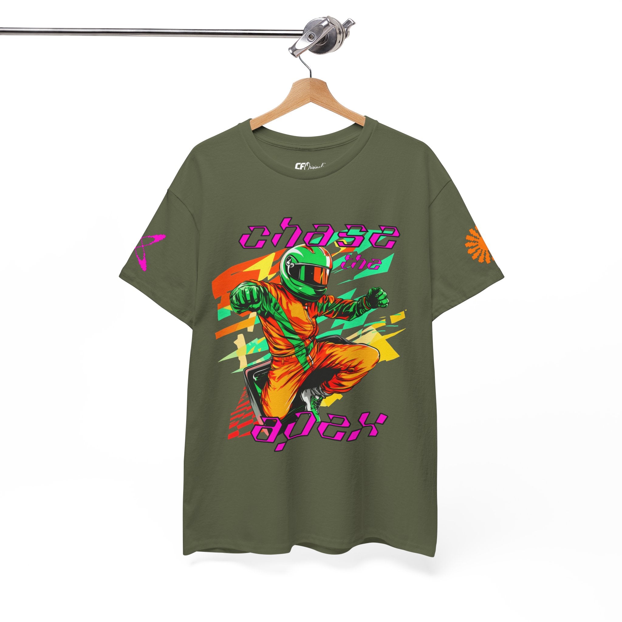 Racing Driver Graphic Tee — "Chase the Apex" Motorsport T‑Shirt