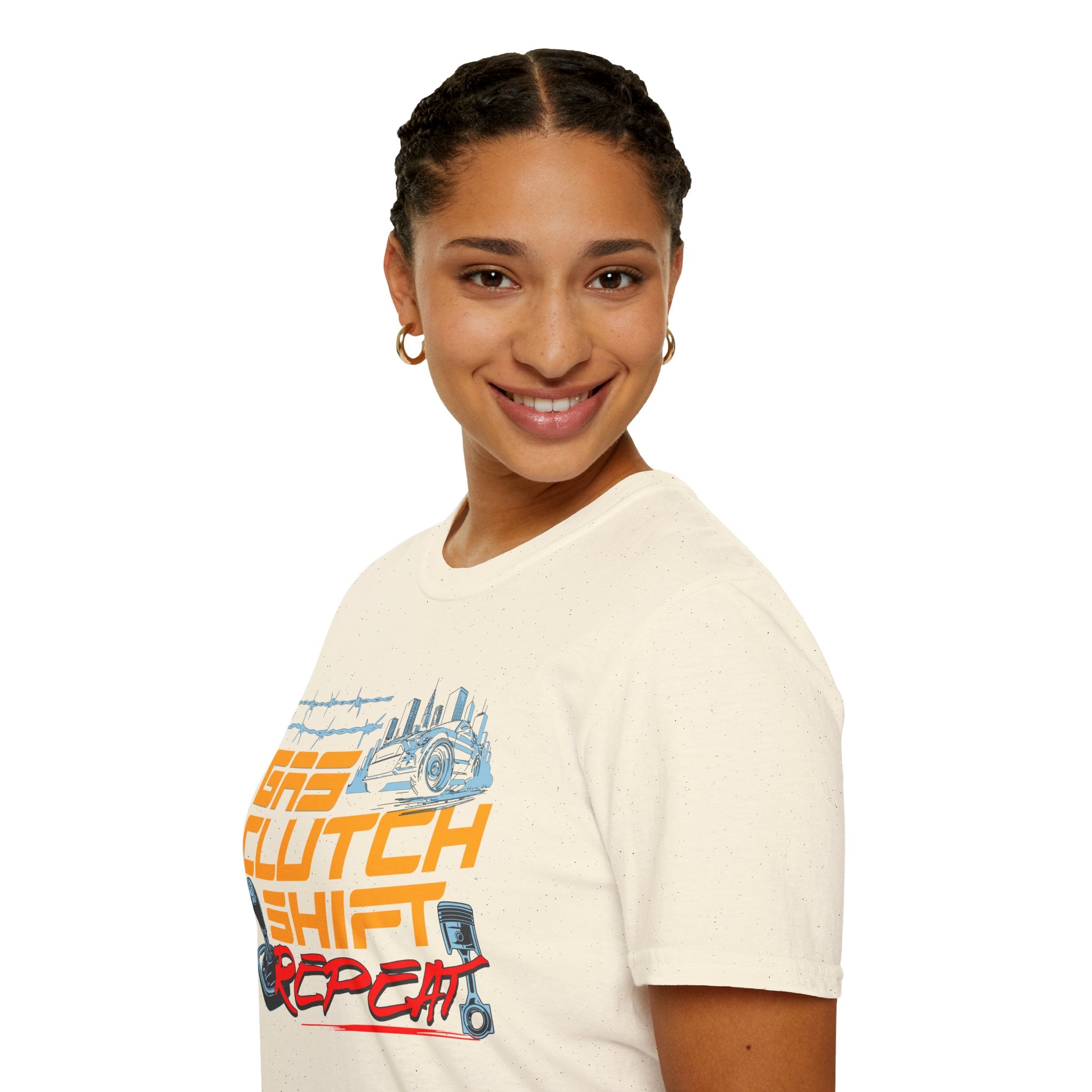 Gas Clutch Shift Tee — Racing Graphic T-Shirt