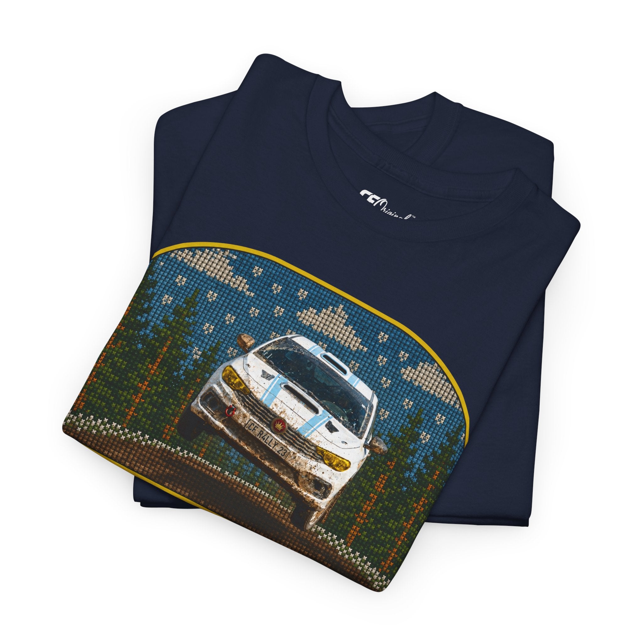 Forest Rally T‑Shirt – 'The Forest Is a Place of Magic' Cross-stitched Style Graphic