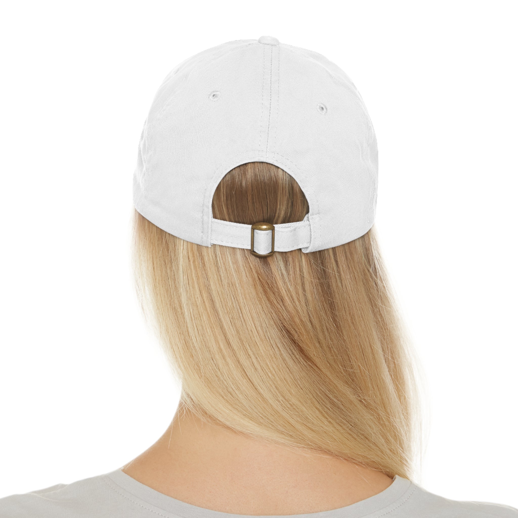 Mechanic Logo Dad Hat — Leather Patch Cap