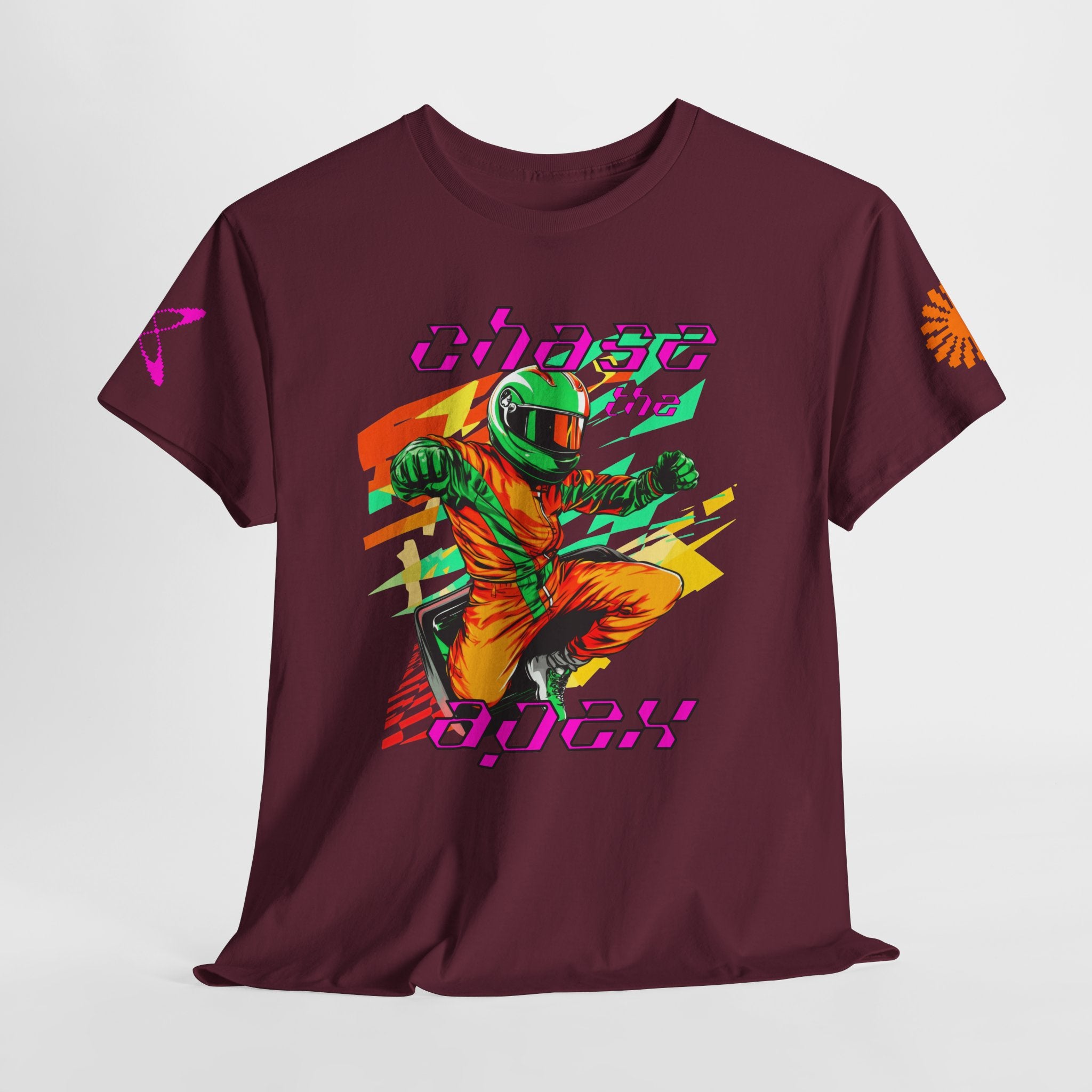 Racing Driver Graphic Tee — "Chase the Apex" Motorsport T‑Shirt