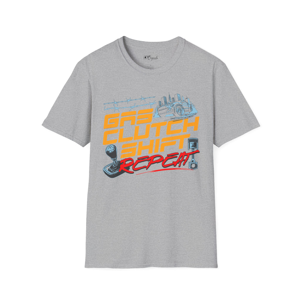 Gas Clutch Shift Tee — Racing Graphic T-Shirt