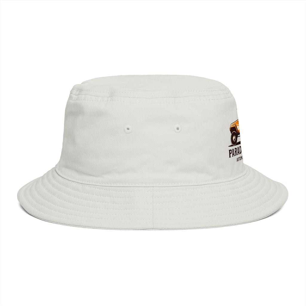 Paradise Beach Surf Buggy Bucket Hat — Vintage Beach Vacation Sun Hat