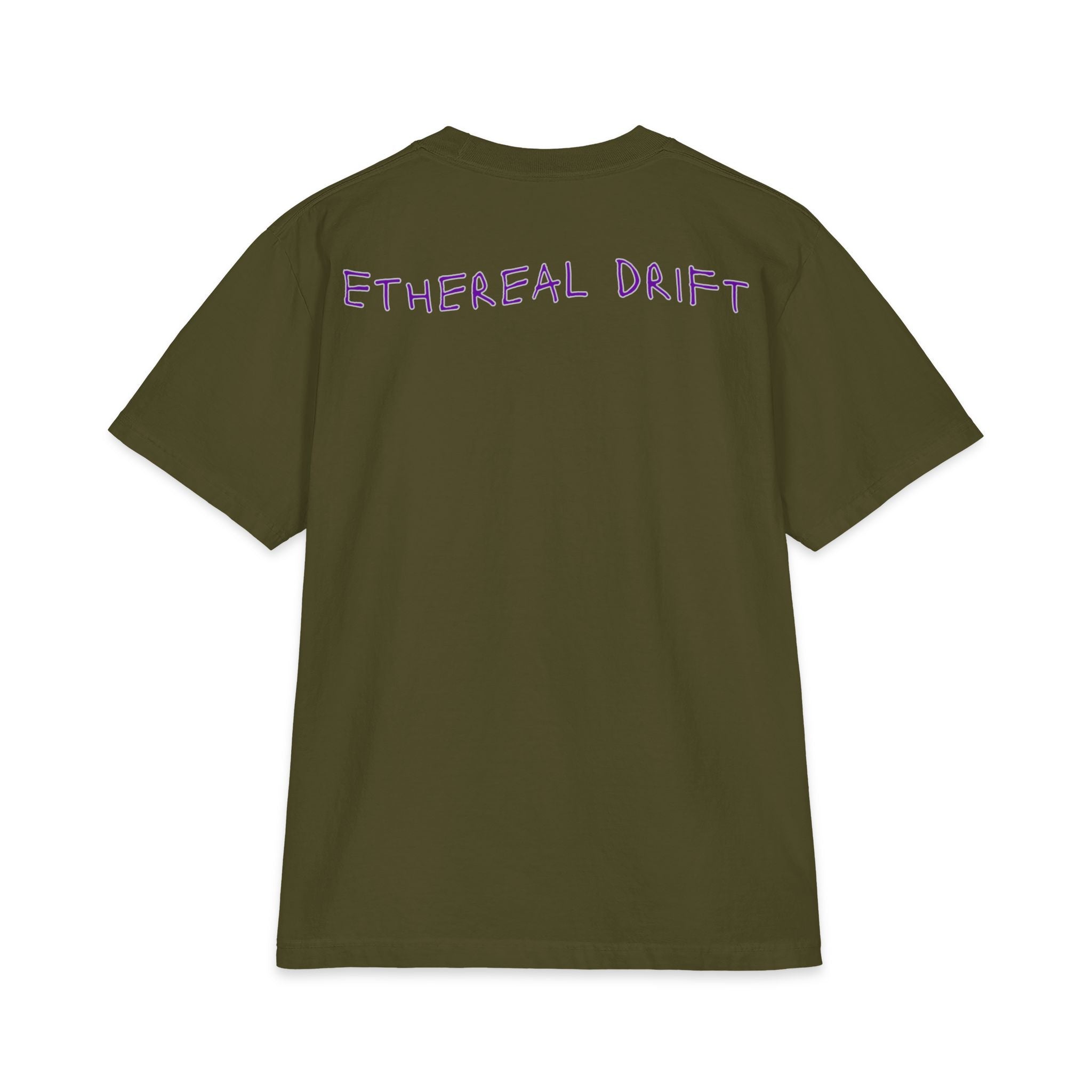 Ethereal Drift Graphic Tee — Neon Dreamscape Mountain Road