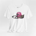 Drive Like a Girl — Pink Racing Helmet Graphic T-Shirt