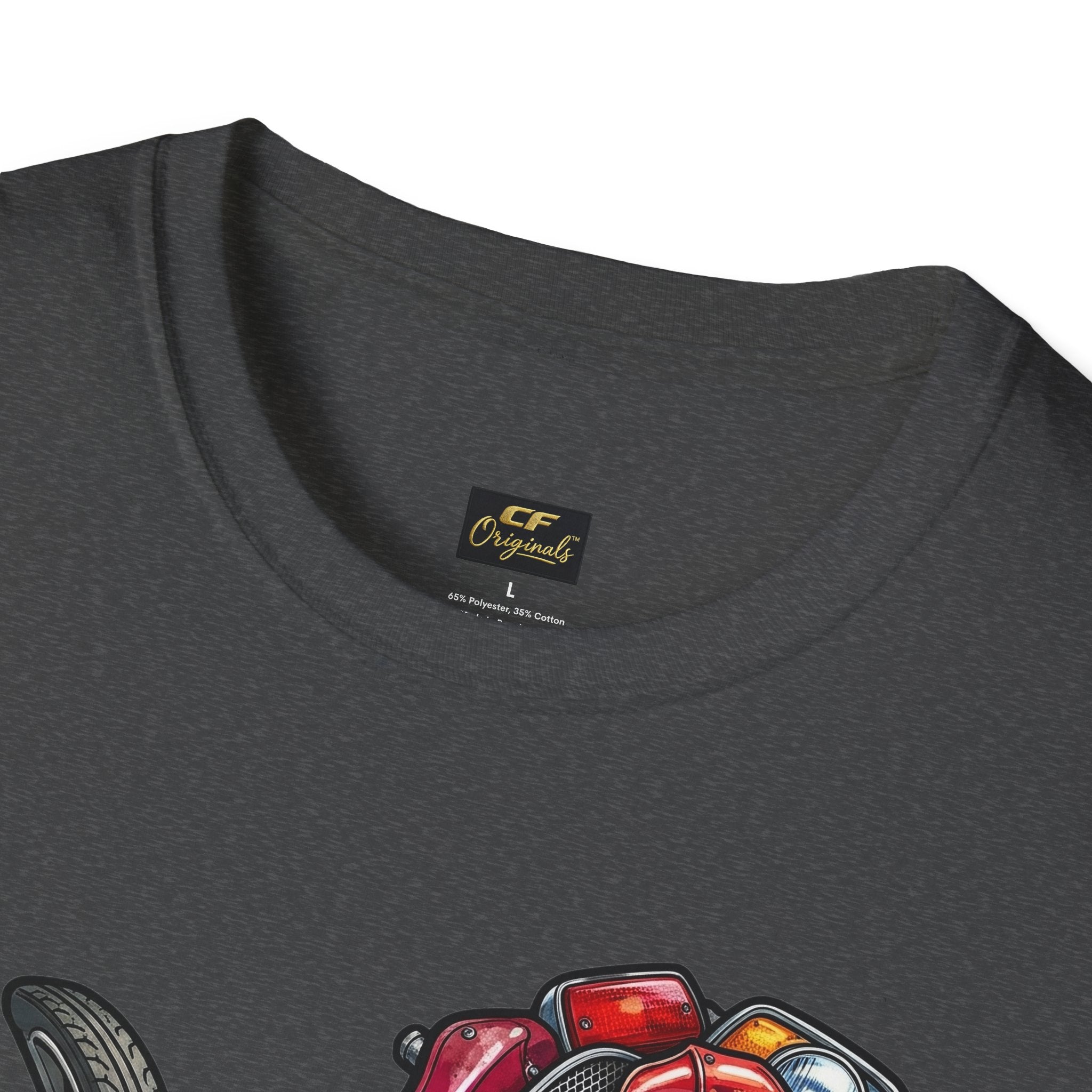 Colorful Mechanical Rose Graphic Tee