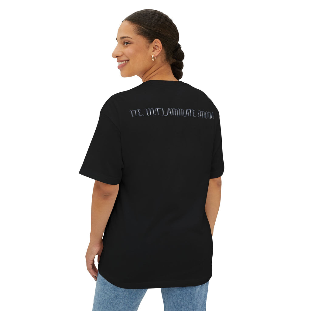 Neon Eye Boxy Tee — Retro Roadside Art Graphic Tee