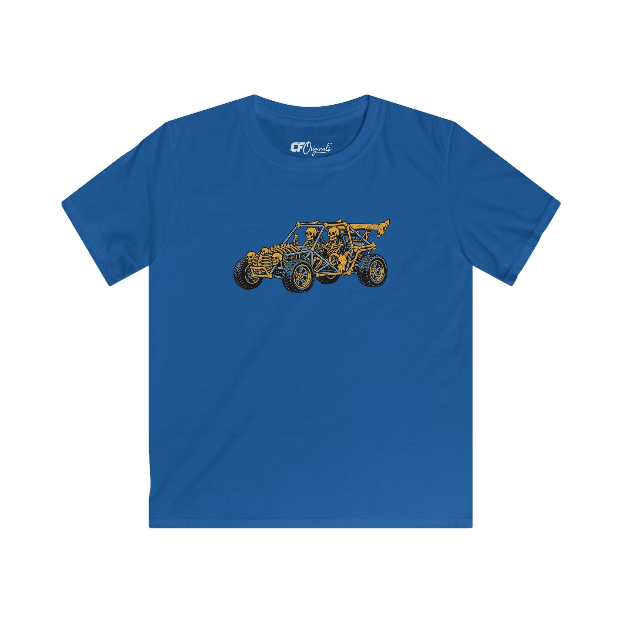 Kids Ribcage Racer Dune Buggy Tee — Off-Road Adventure Graphic Shirt