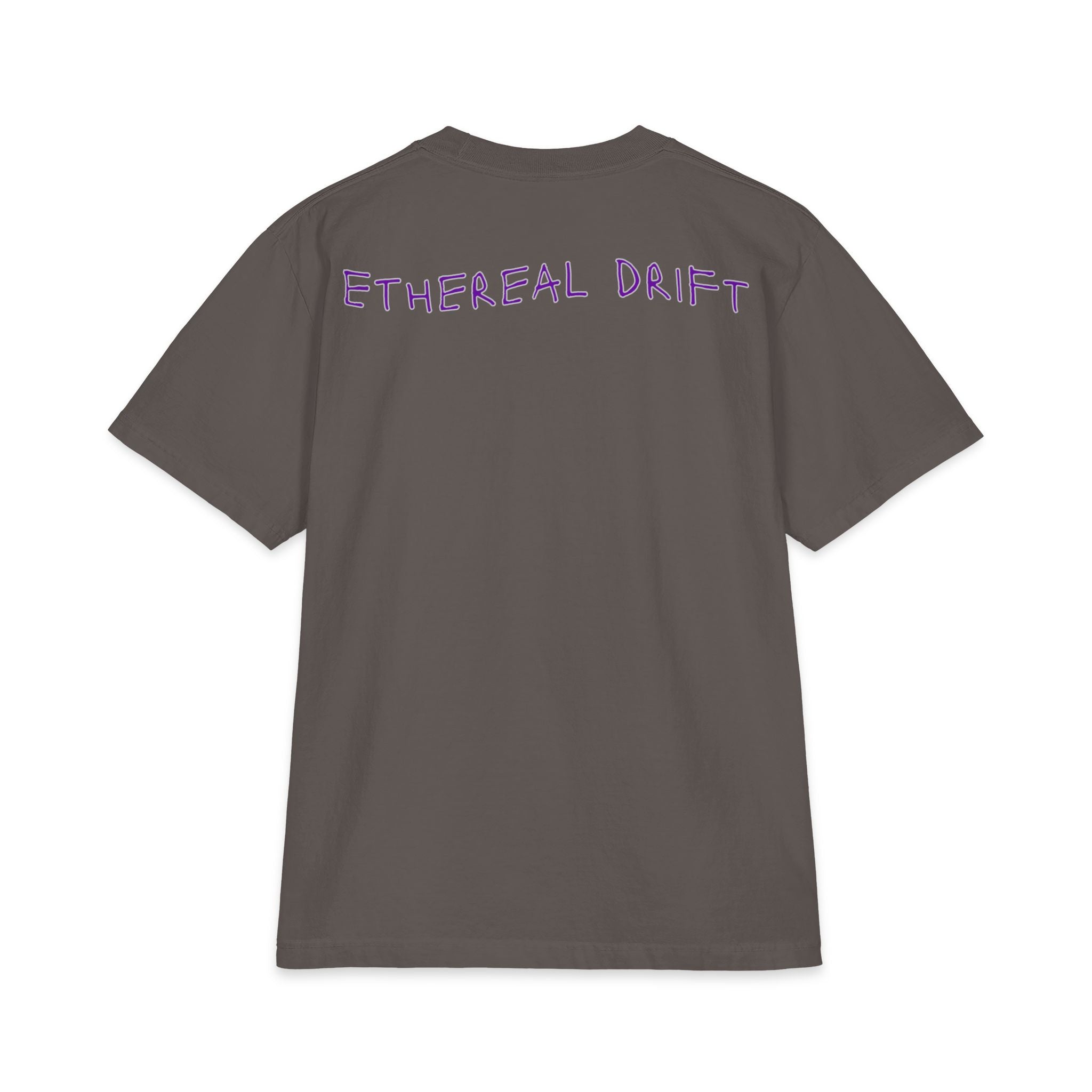 Ethereal Drift Graphic Tee — Neon Dreamscape Mountain Road
