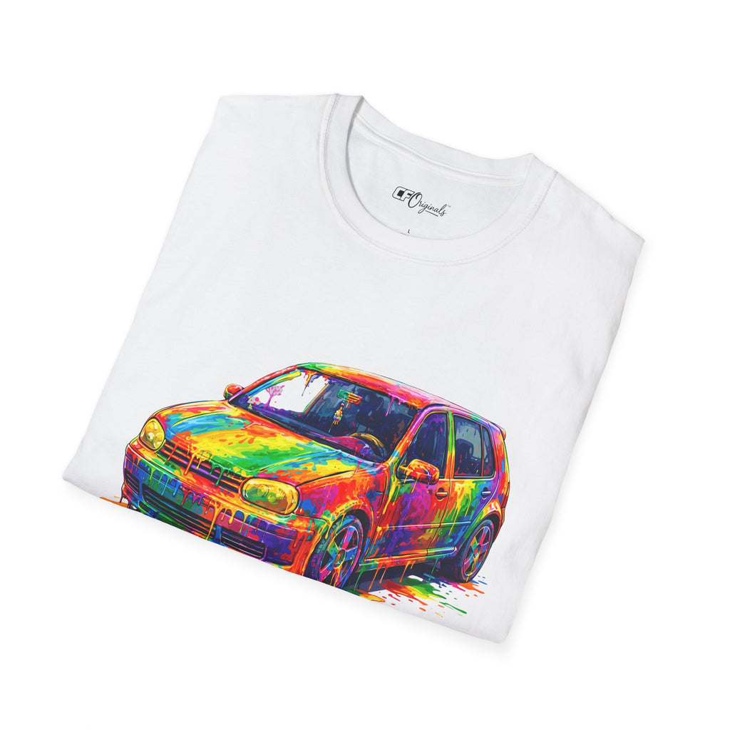 Colorful Hatchback Art Car T-Shirt