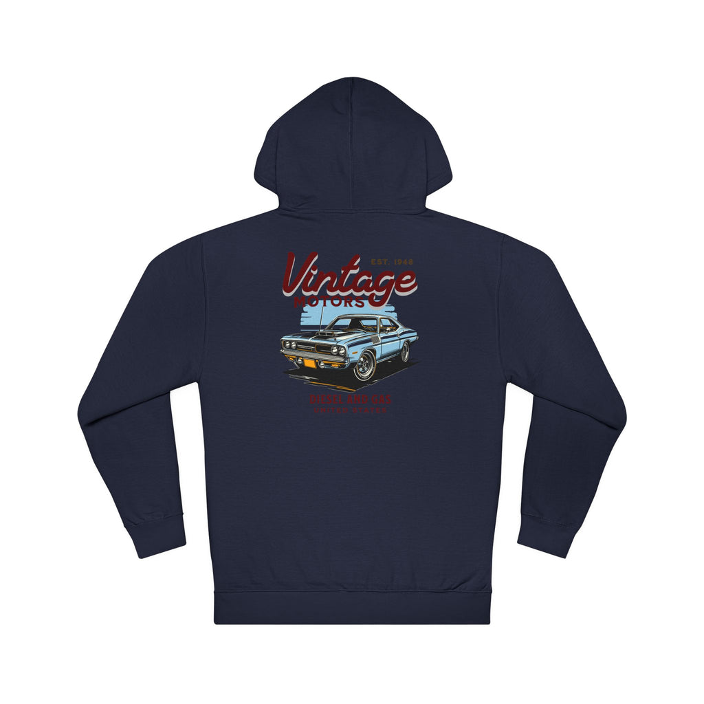 Vintage Motors Hoodie — Retro Classic Car Pullover