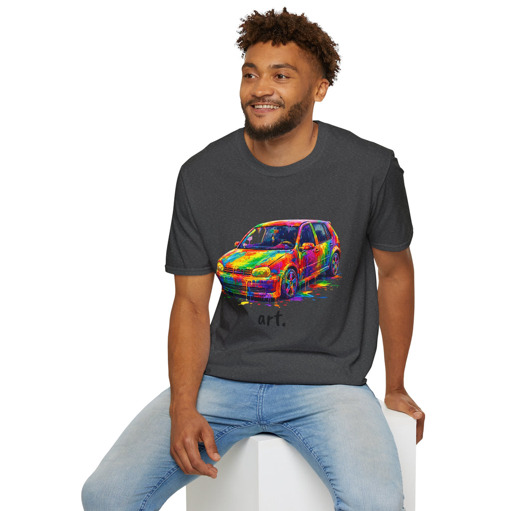Colorful Hatchback Art Car T-Shirt