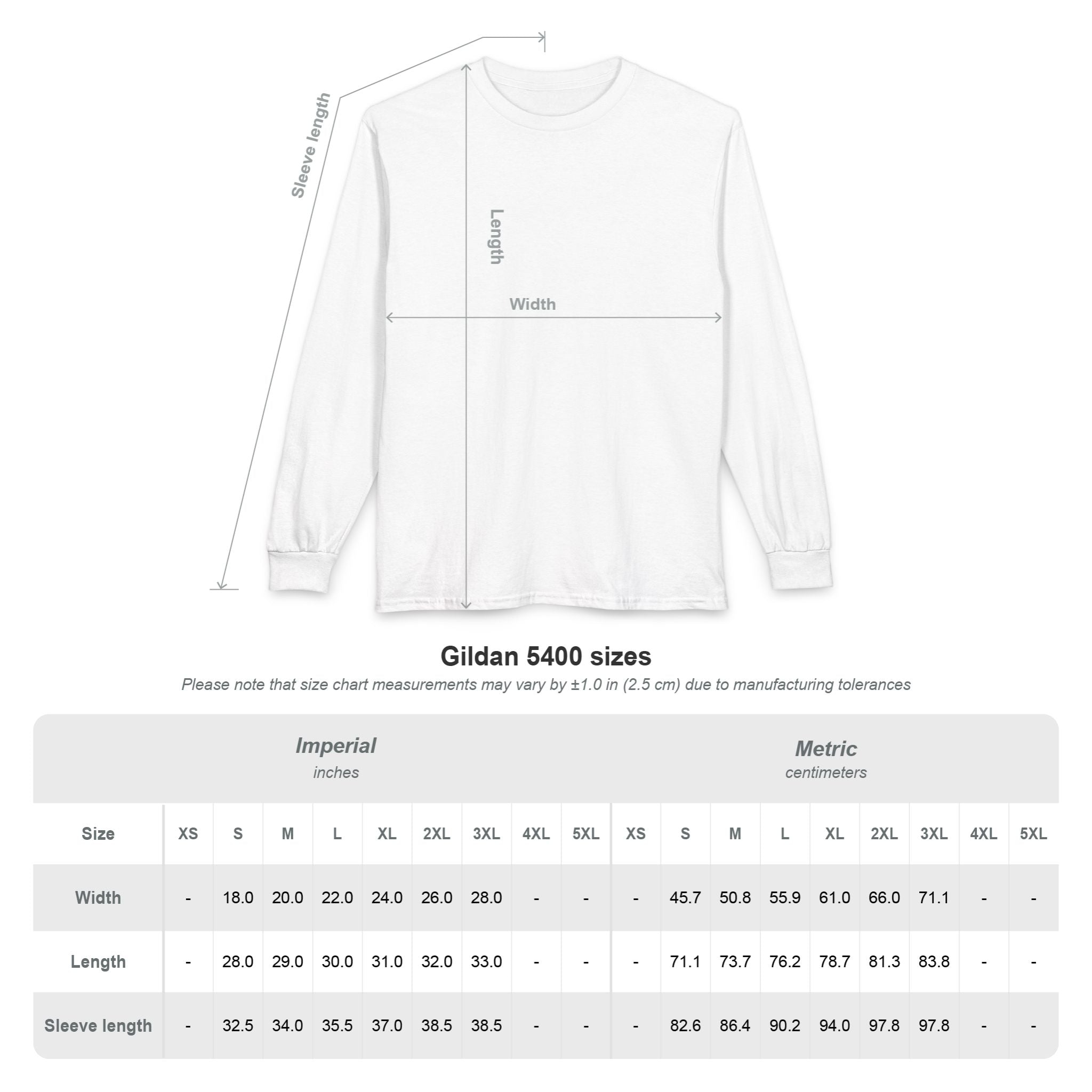 Skull "Don't Look Back" Long Sleeve Tee