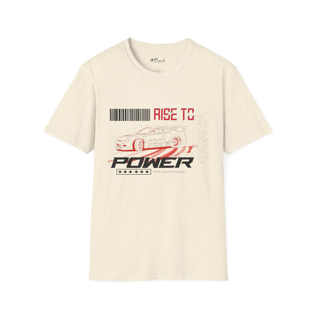 Car Racing T-Shirt — "Rise to Power" Drift Sports Tee