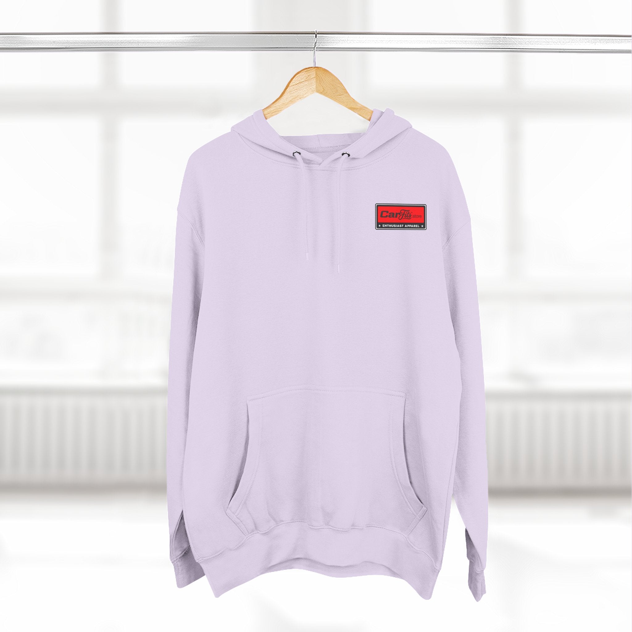Flatout Garage Fleece Hoodie — Mechanic Shop Logo Pullover