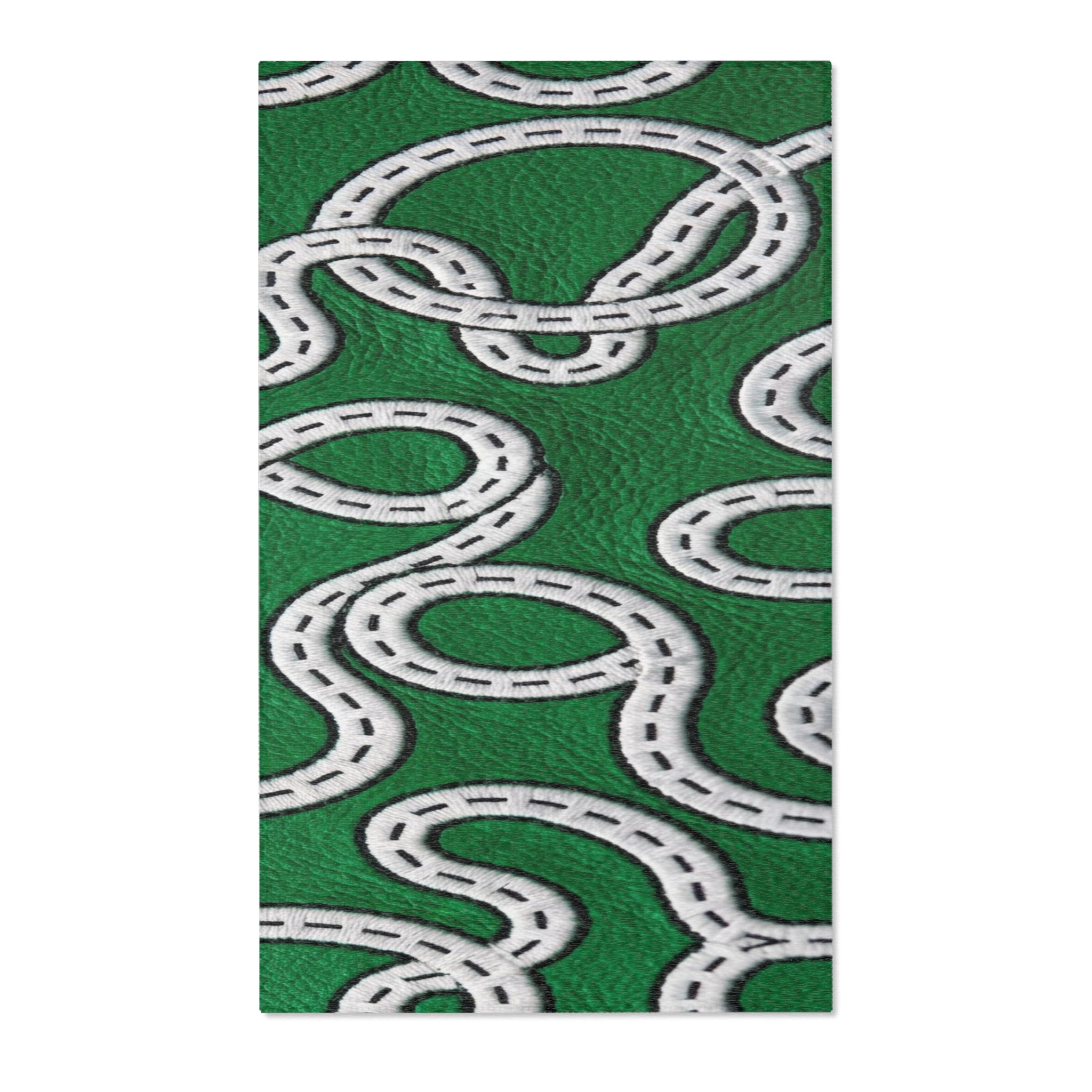 Playful Road-Pattern Area Rug