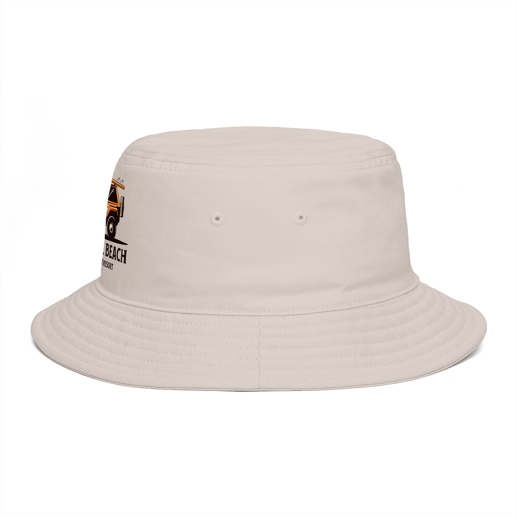 Paradise Beach Surf Buggy Bucket Hat — Vintage Beach Vacation Sun Hat