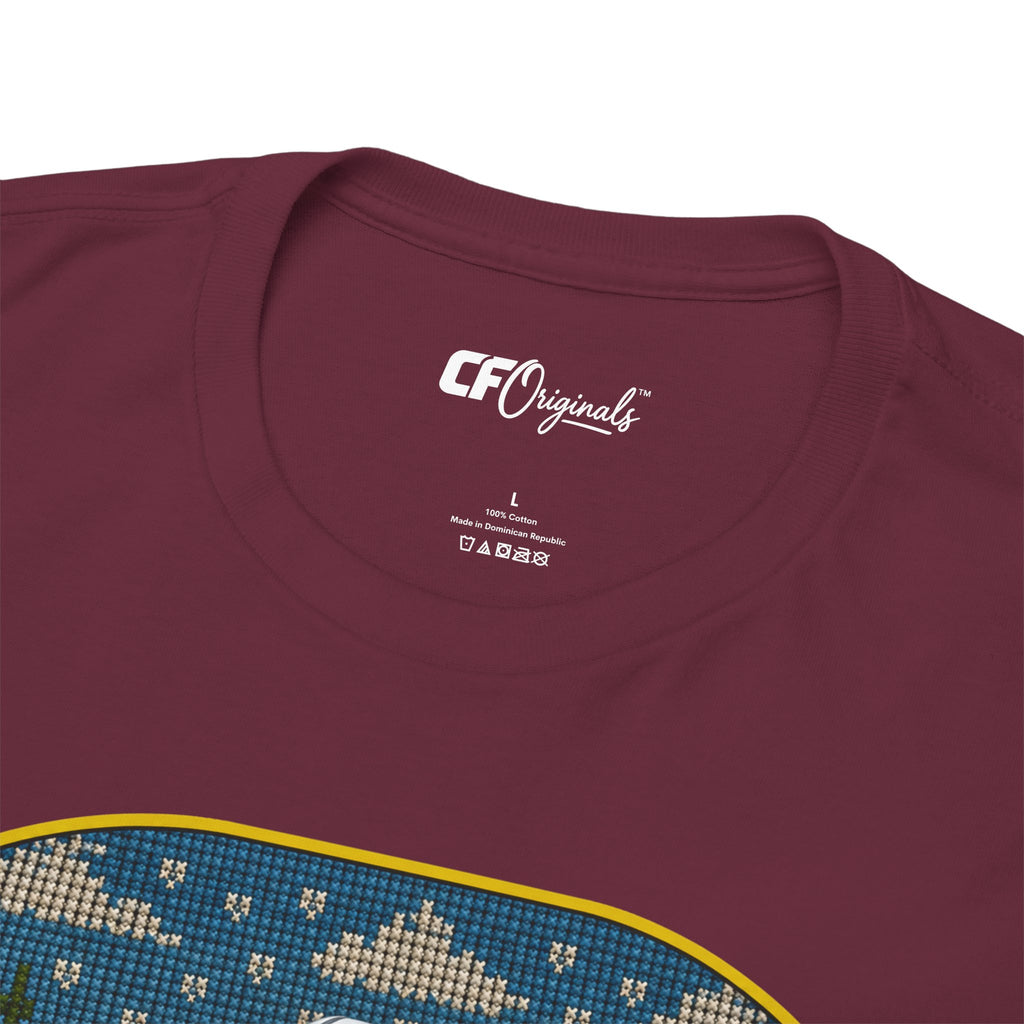 Forest Rally T‑Shirt – 'The Forest Is a Place of Magic' Cross-stitched Style Graphic