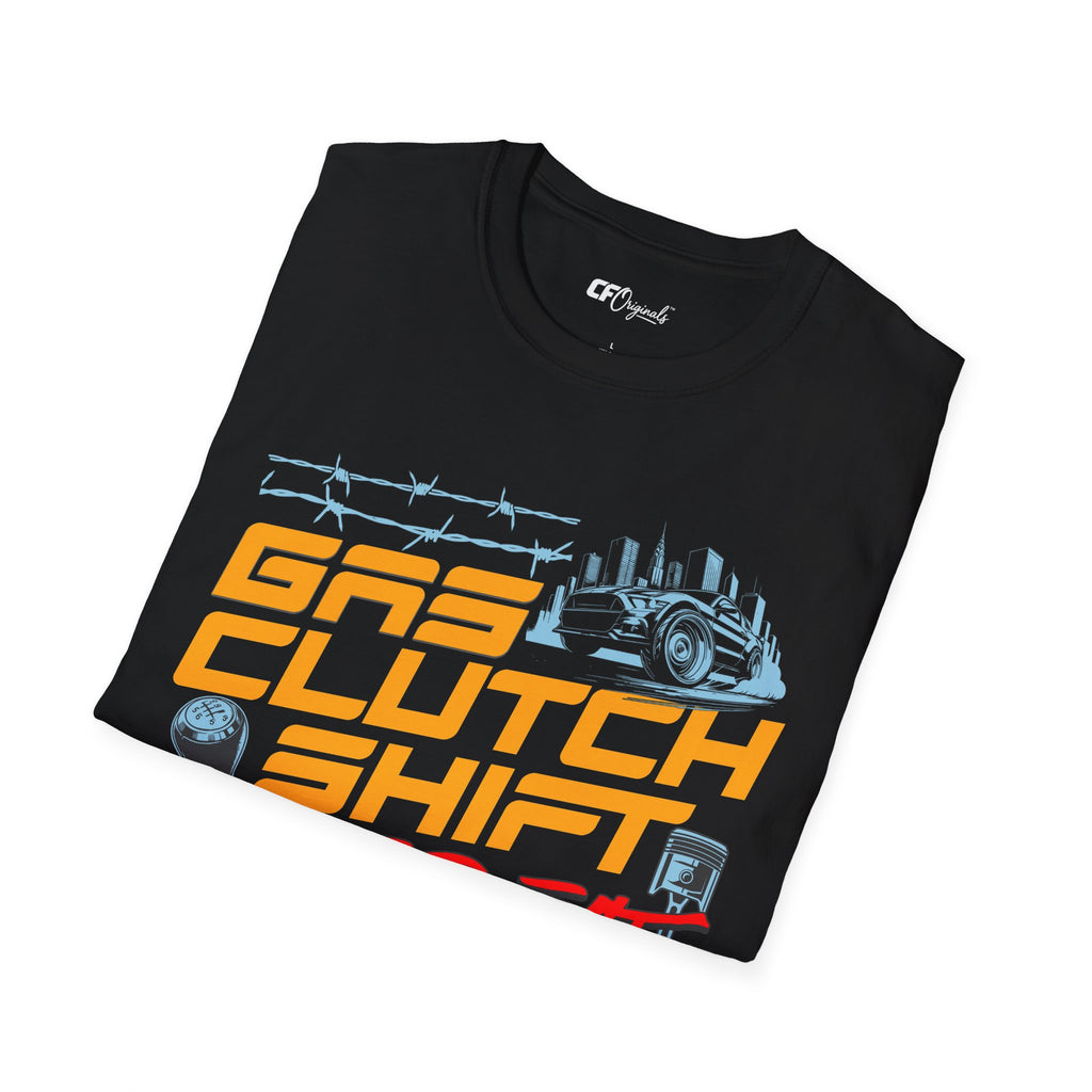 Gas Clutch Shift Tee — Racing Graphic T-Shirt