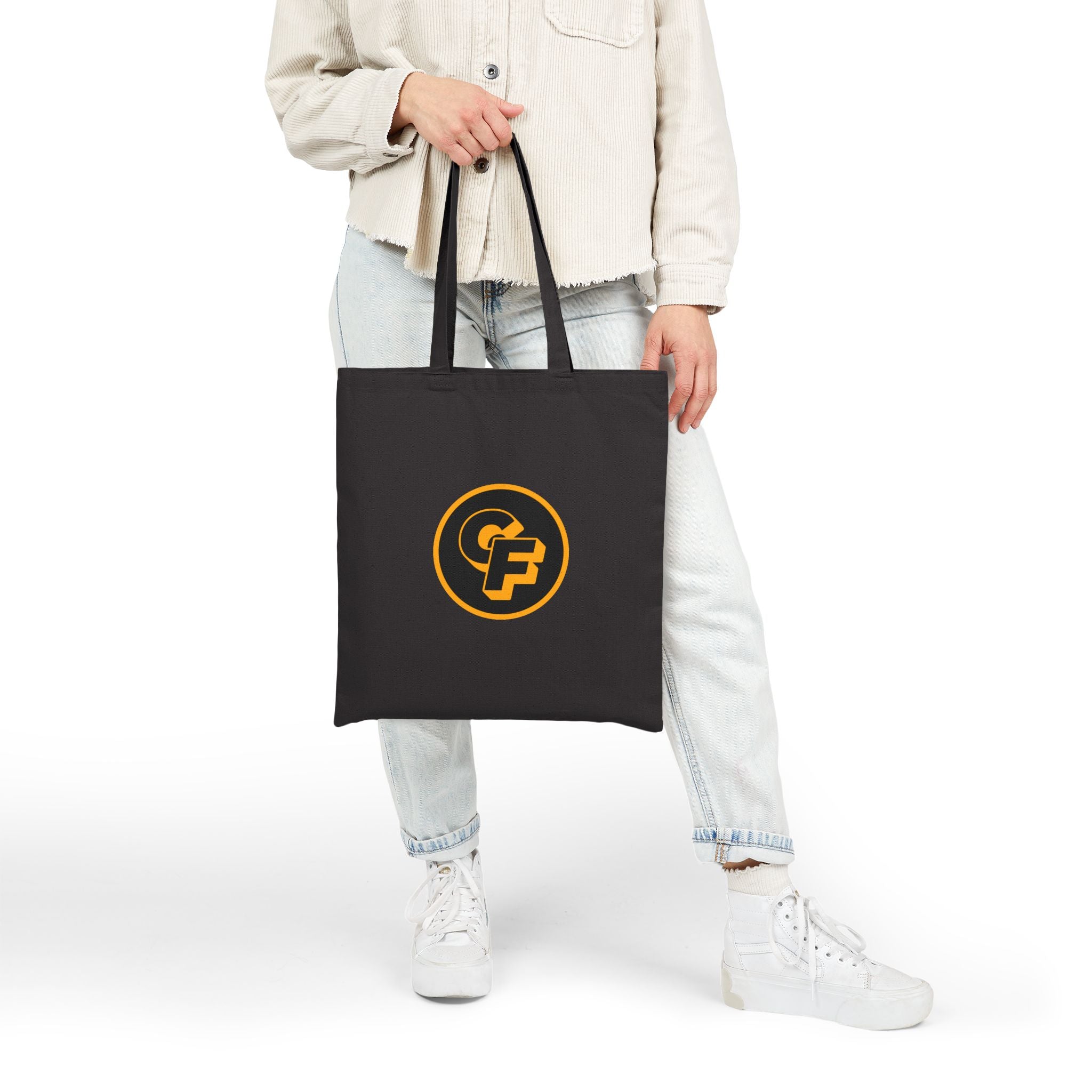 Halloween Vintage Car Tote Bag - "When Every Day is Halloween" Cotton Canvas Tote