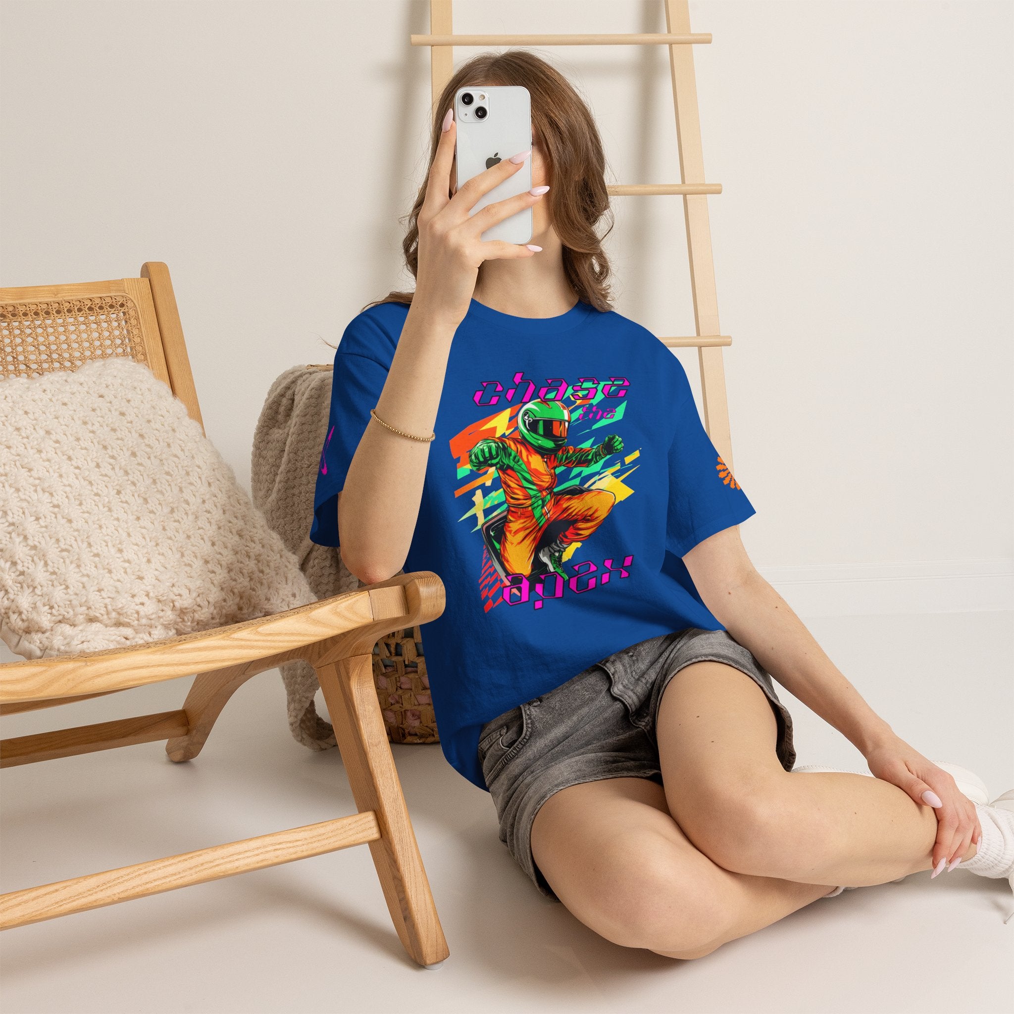 Racing Driver Graphic Tee — "Chase the Apex" Motorsport T‑Shirt