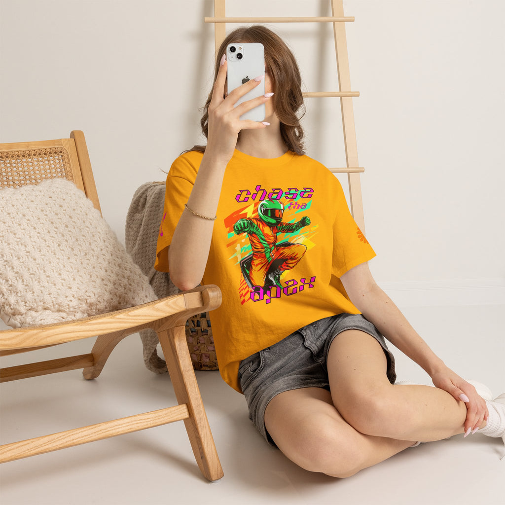 Racing Driver Graphic Tee — "Chase the Apex" Motorsport T‑Shirt