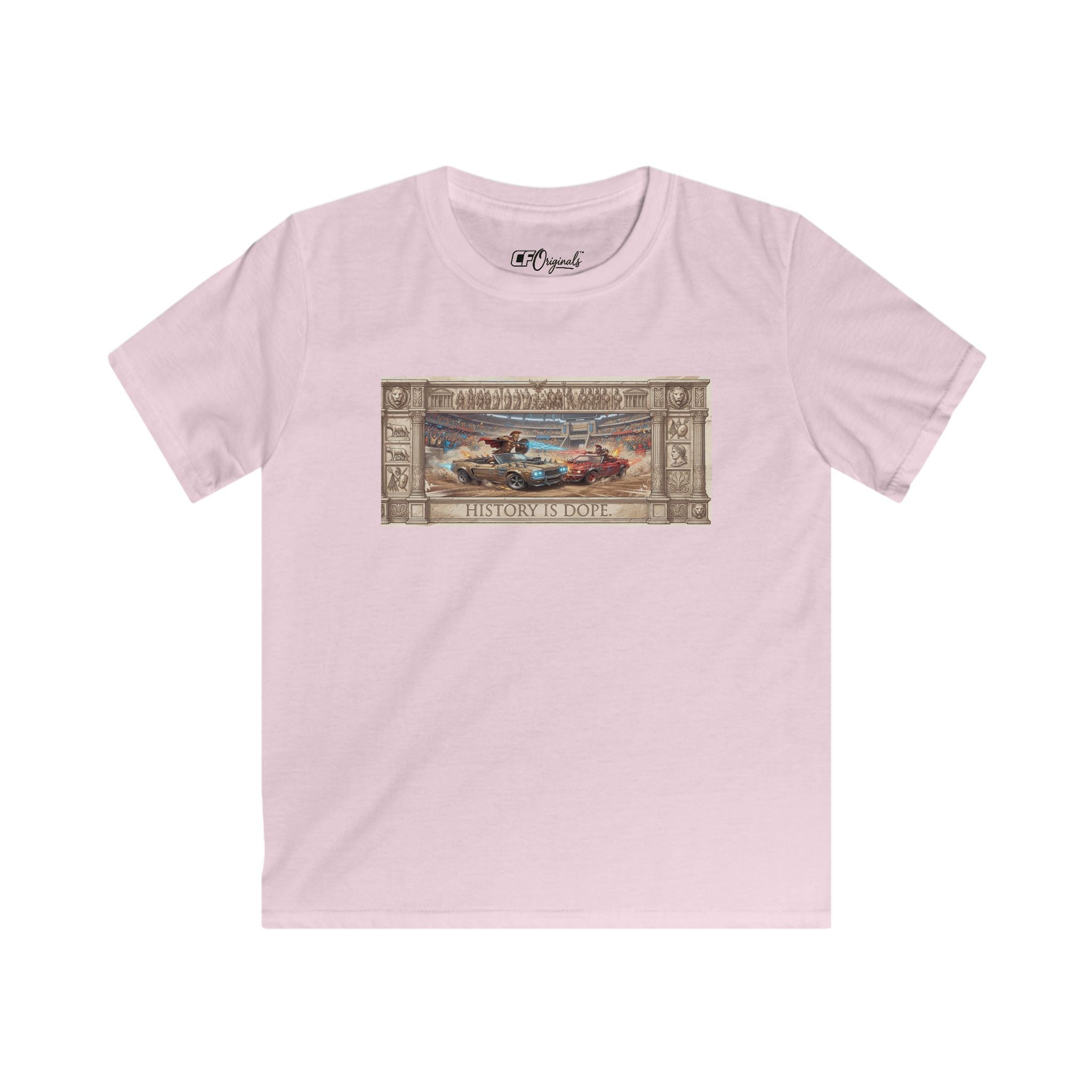 History is Dope: Gladiators! Kid's Classic Car T-Shirt