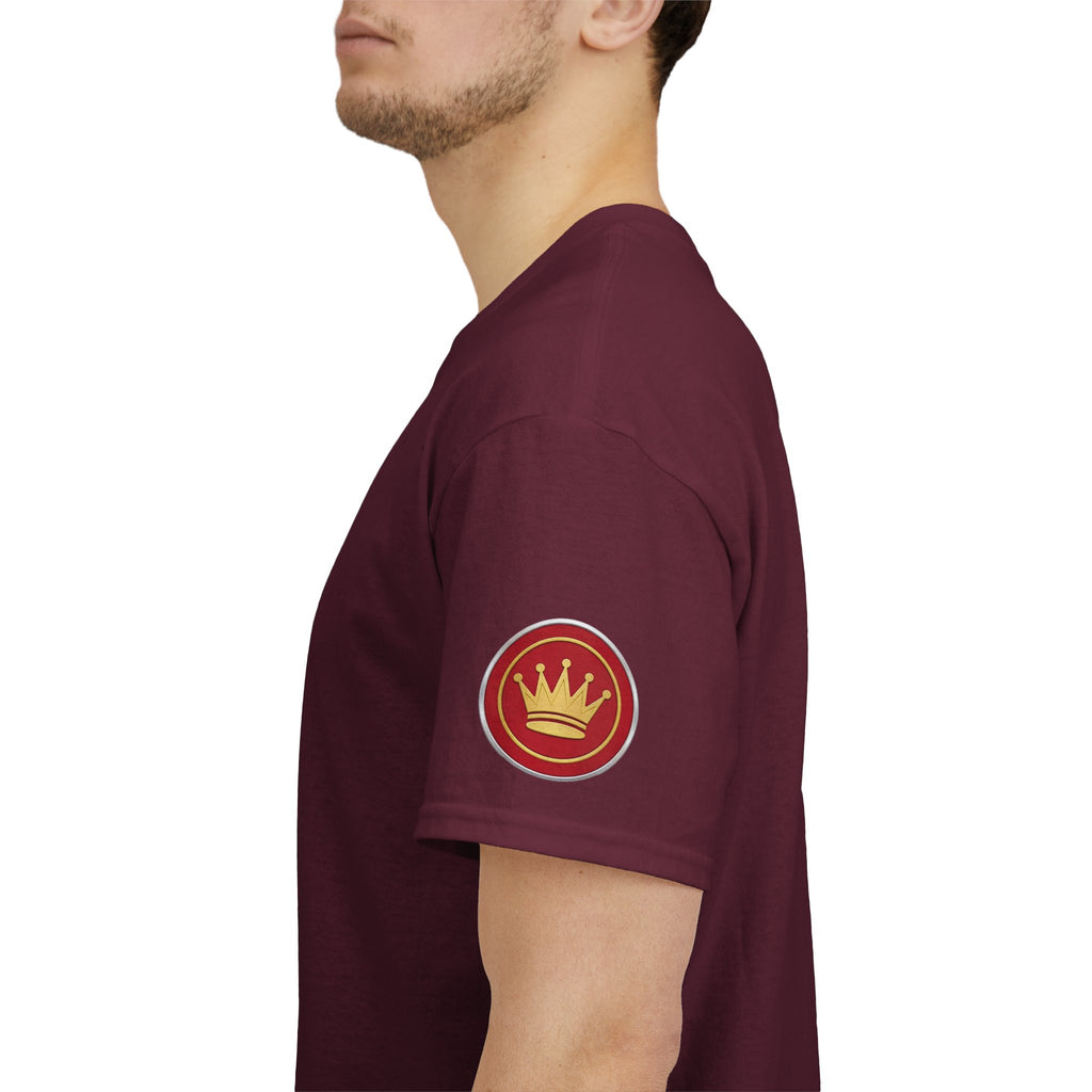 Forest Rally T‑Shirt – 'The Forest Is a Place of Magic' Cross-stitched Style Graphic