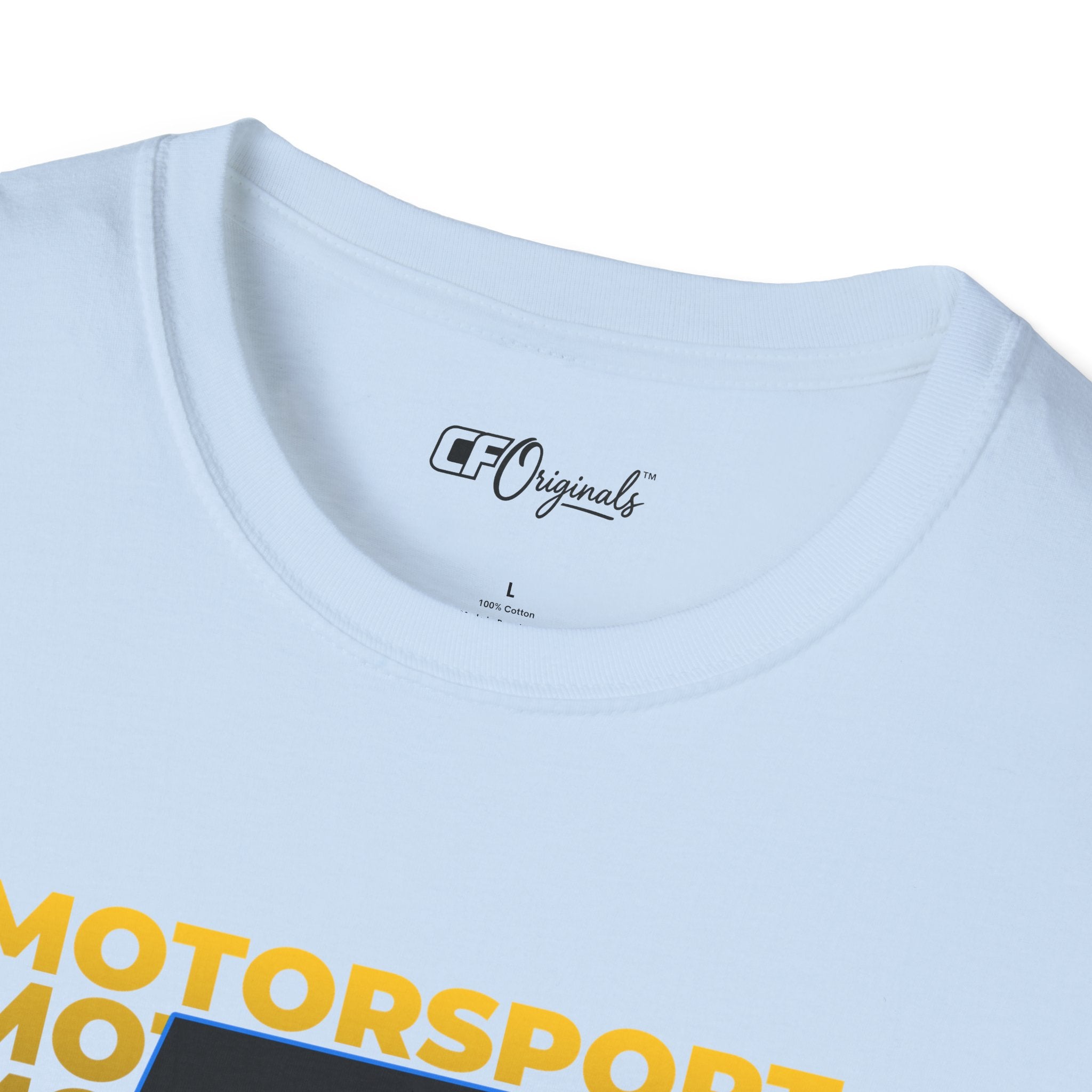 Motorsport No.3 Racing T‑Shirt — Blue Supercar Graphic Tee
