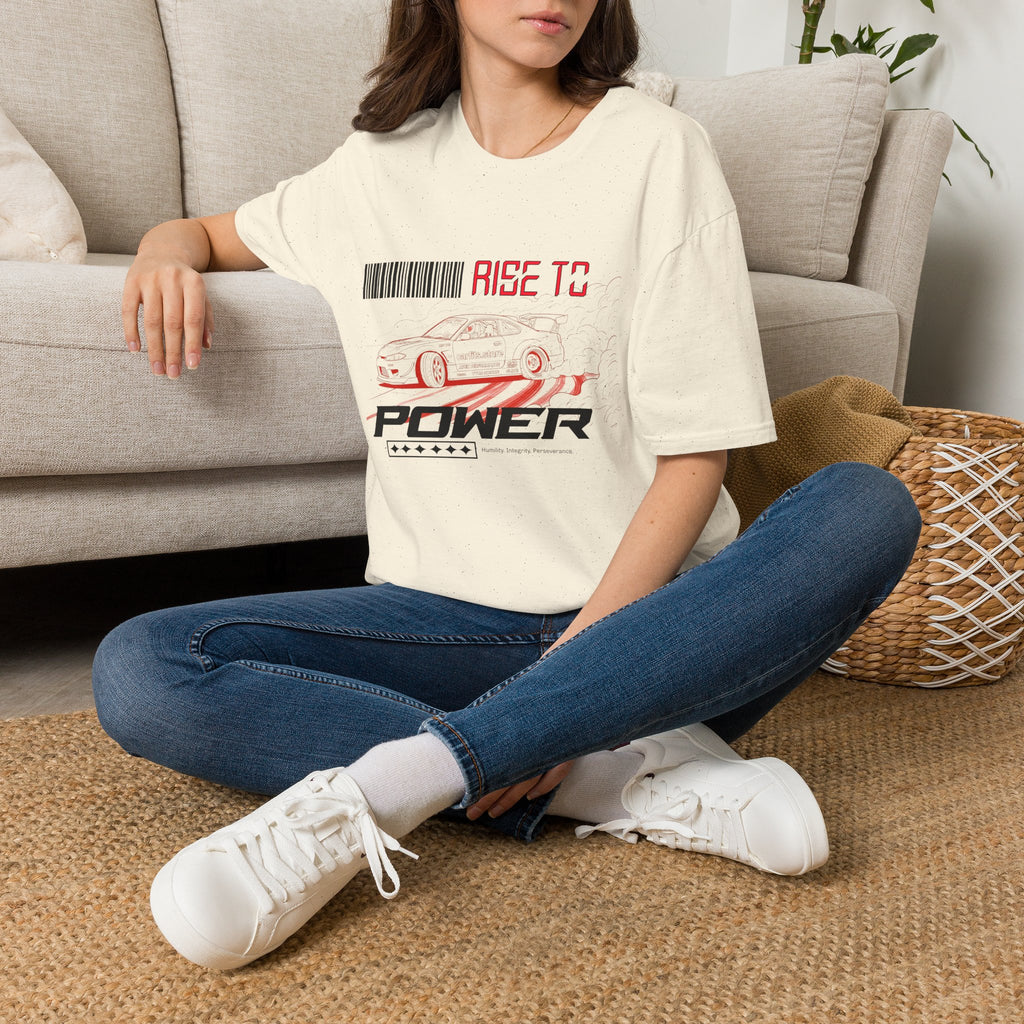 Car Racing T-Shirt — "Rise to Power" Drift Sports Tee