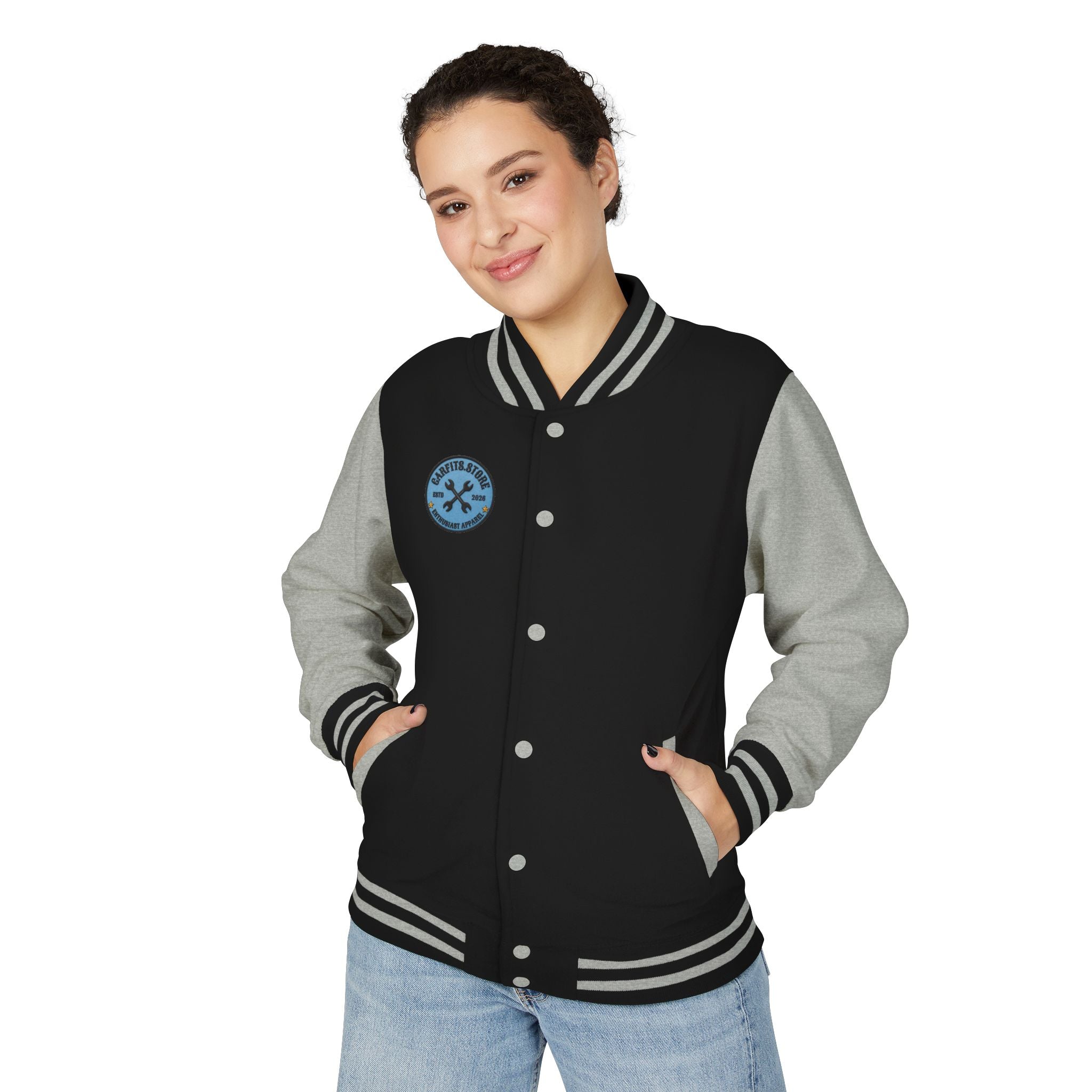 Mane Line Auto Lion Crest Letterman Jacket